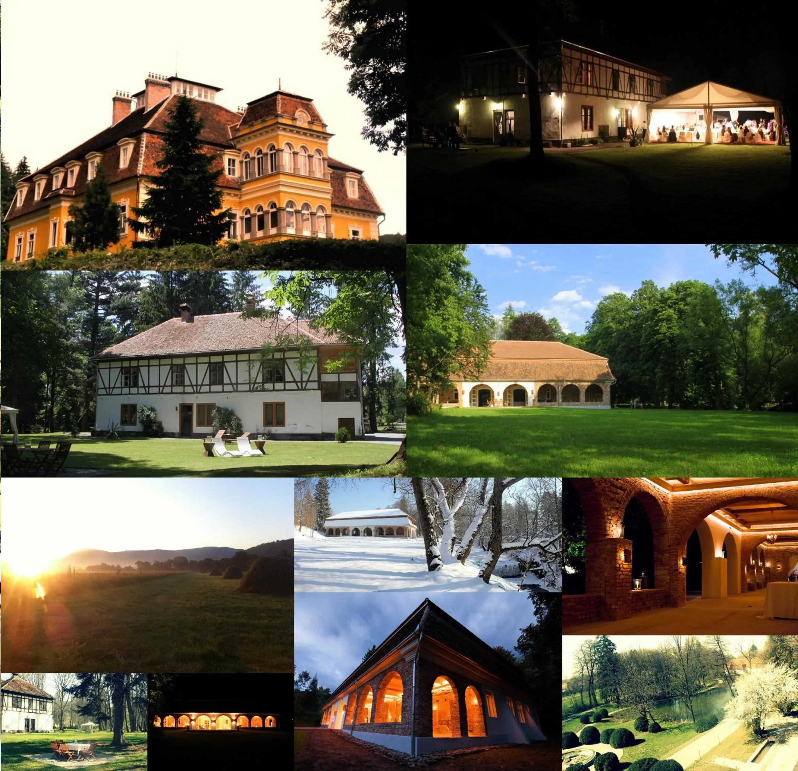 Bird's eye view in Zabola Estate - Transylvania