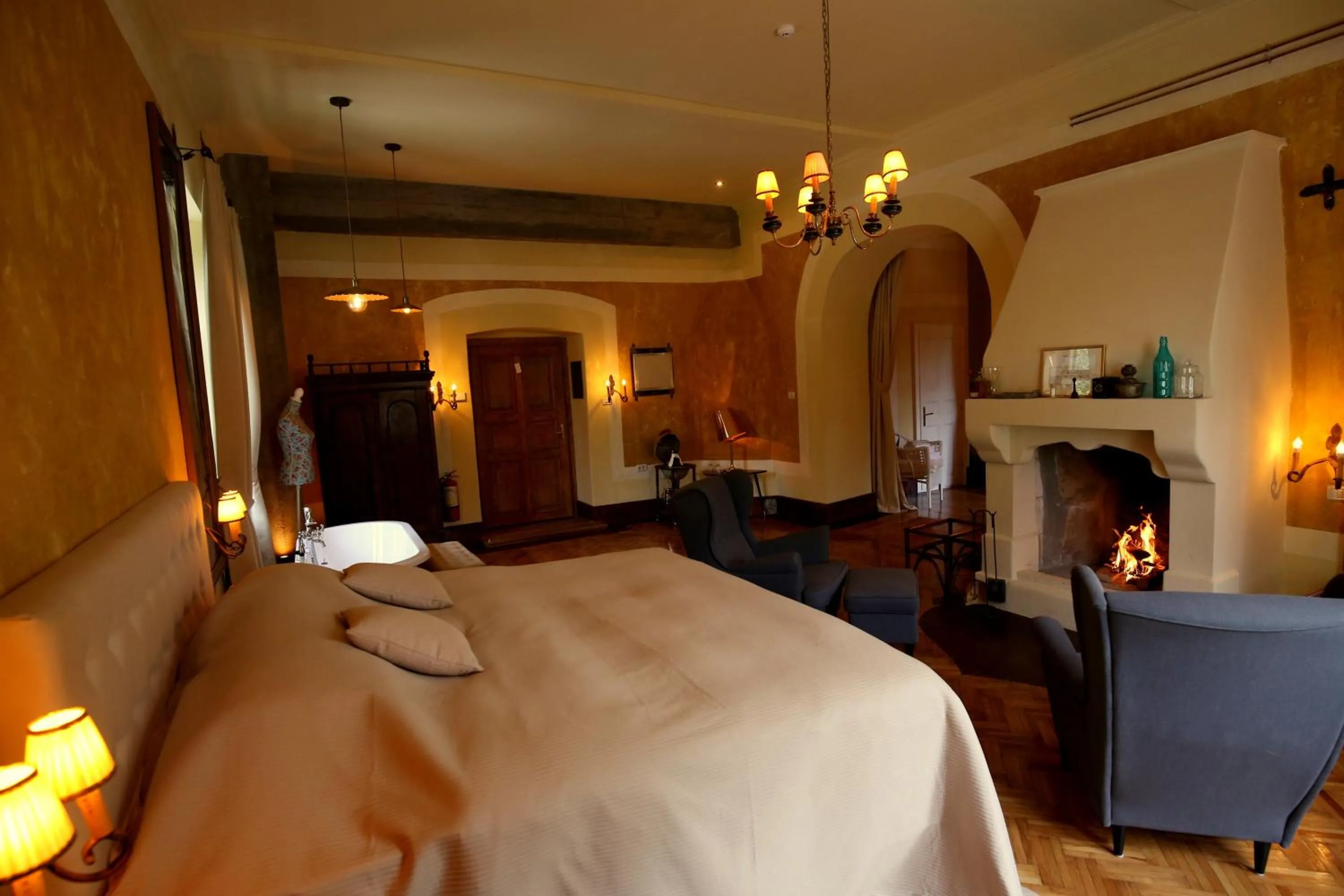 Photo of the whole room, Bed in Zabola Estate - Transylvania