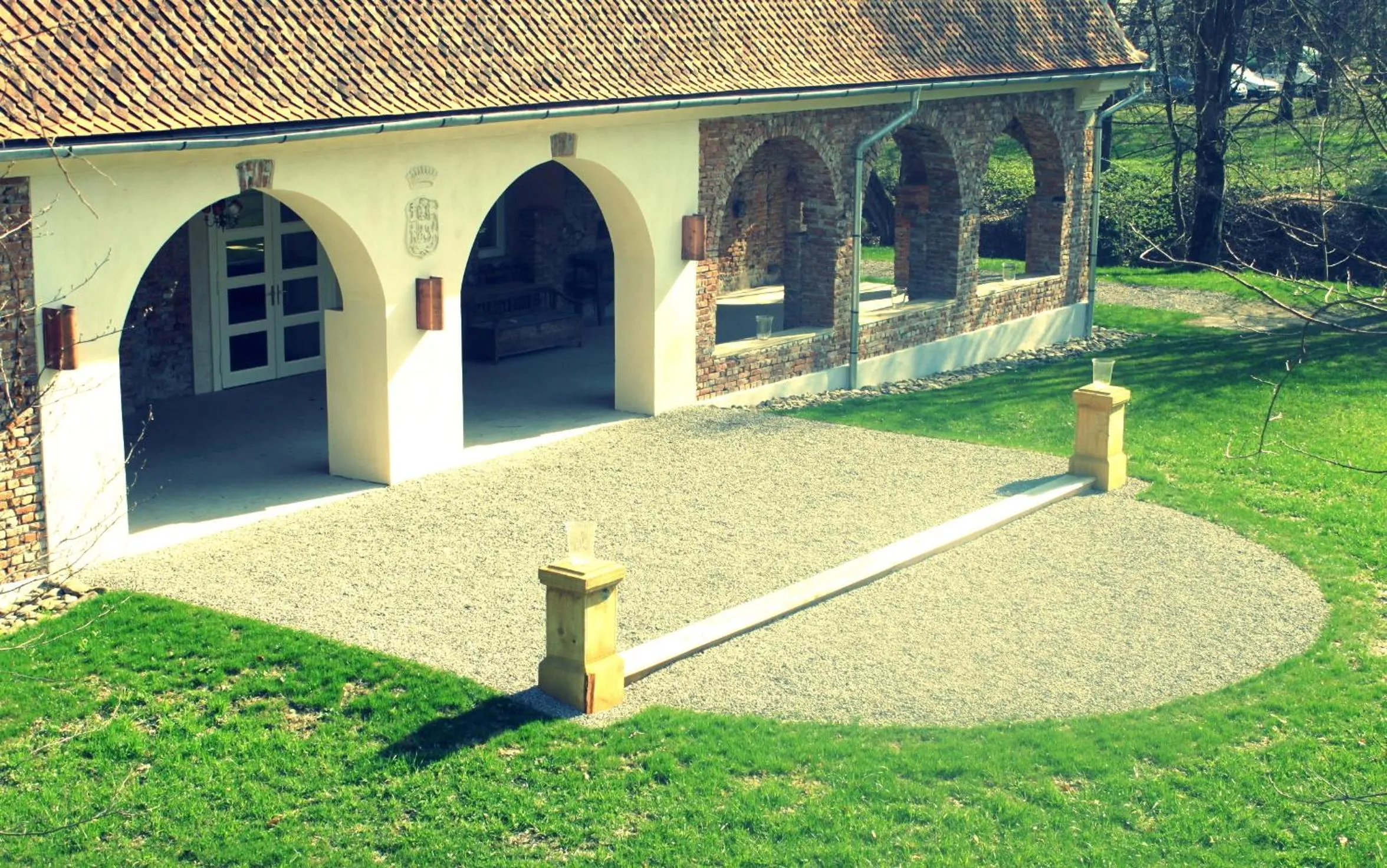 Facade/entrance in Zabola Estate - Transylvania