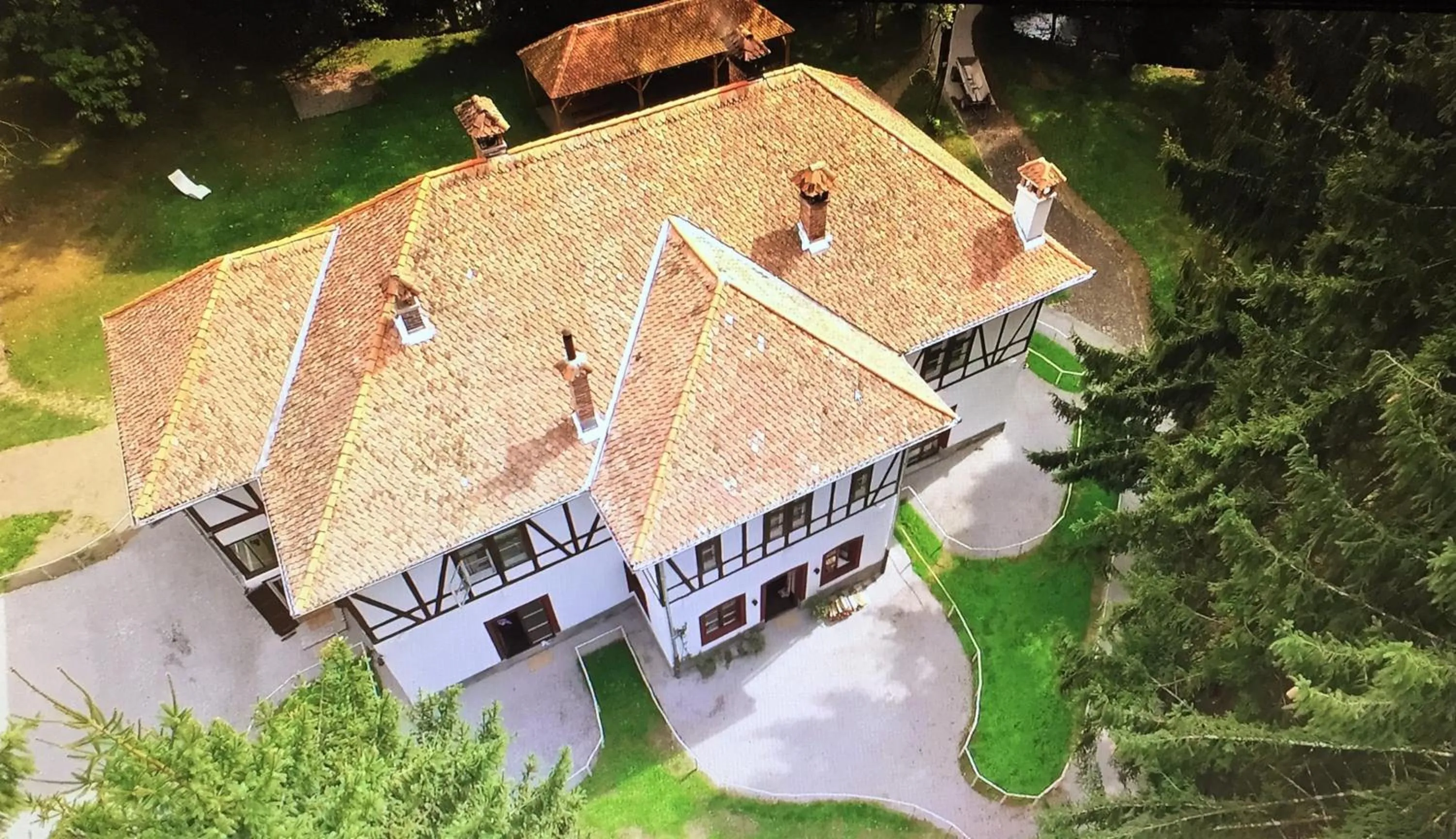 Bird's eye view in Zabola Estate - Transylvania