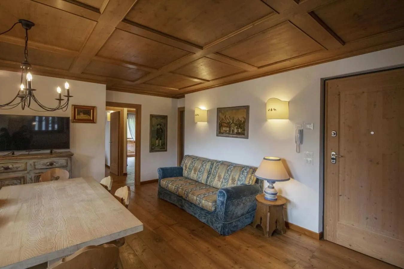 Living room, Bed in Ca' del Sole