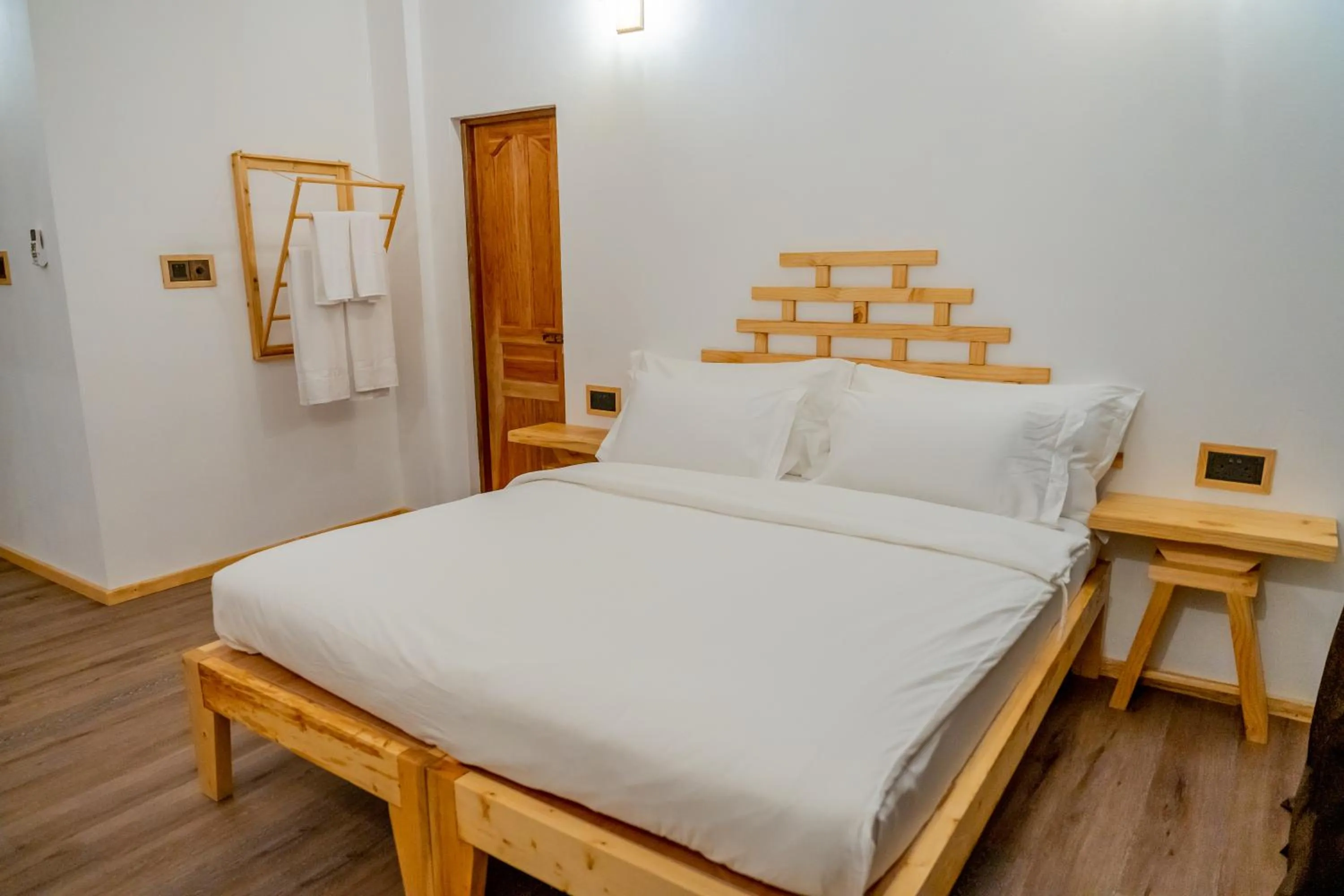 Bed in Manta Sea View Himandhoo