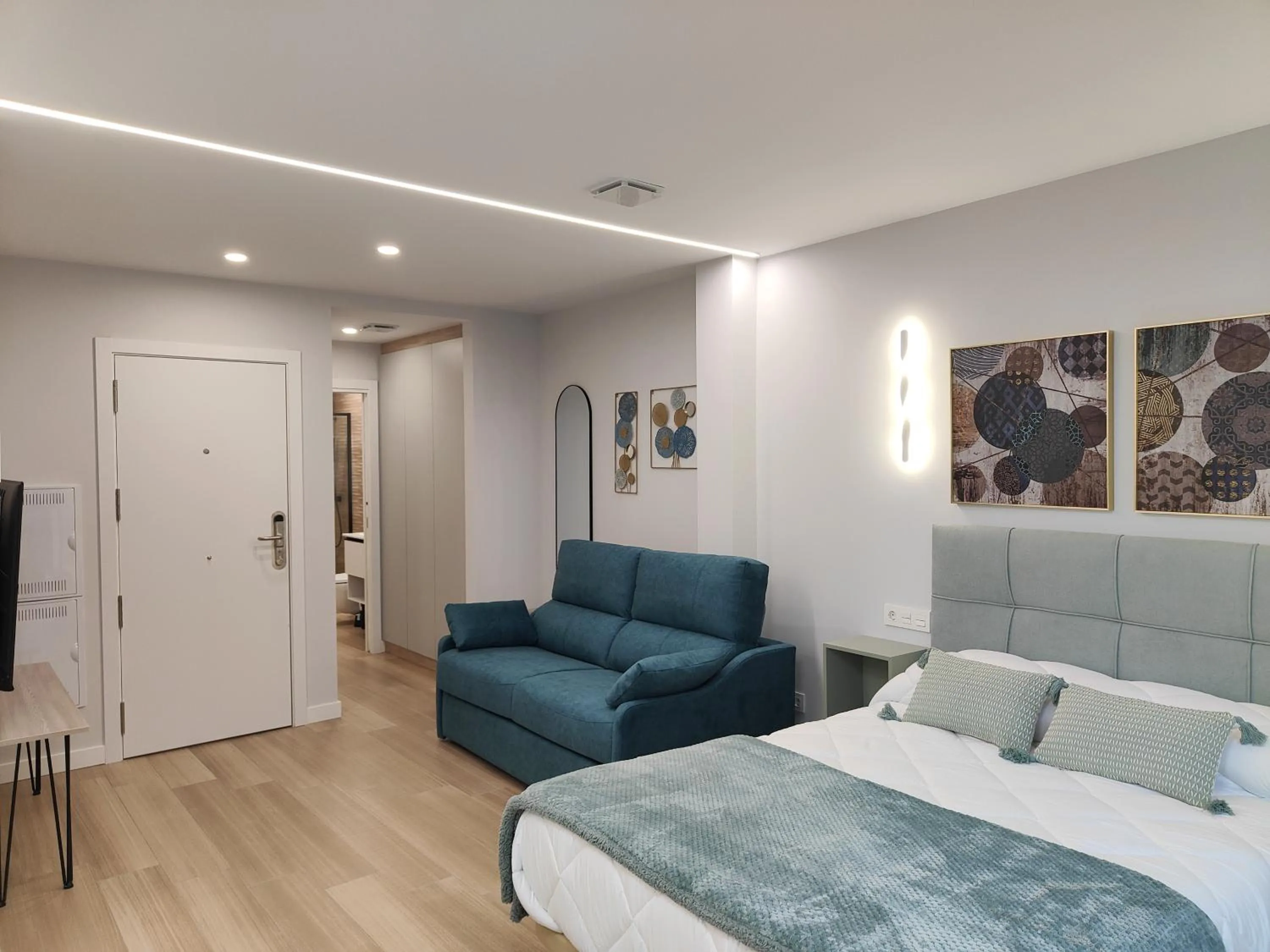 Living room in Apartamentos Centro Oviedo Caveda