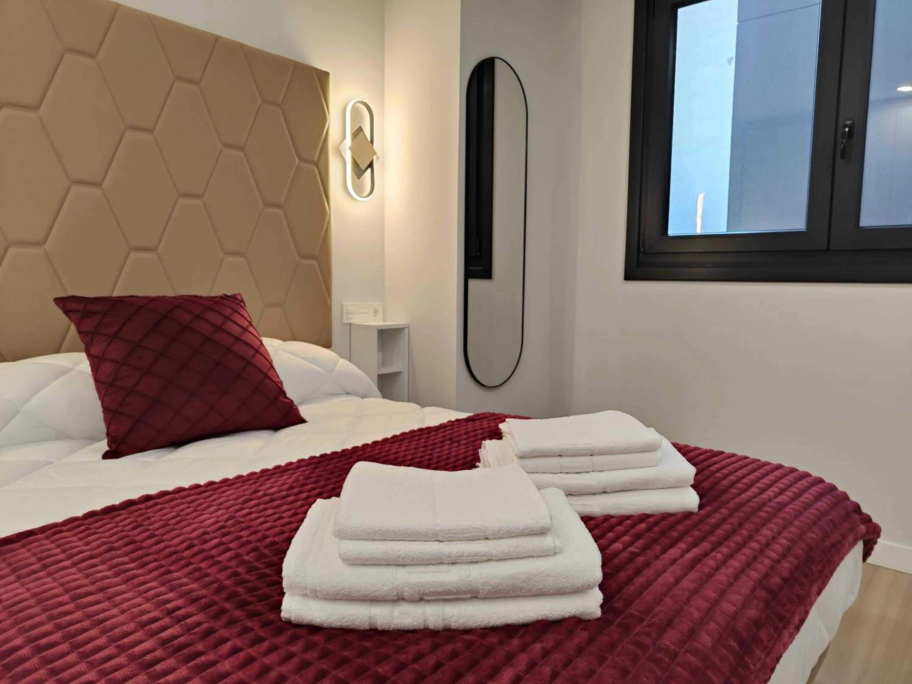 Bed in Apartamentos Centro Oviedo Caveda