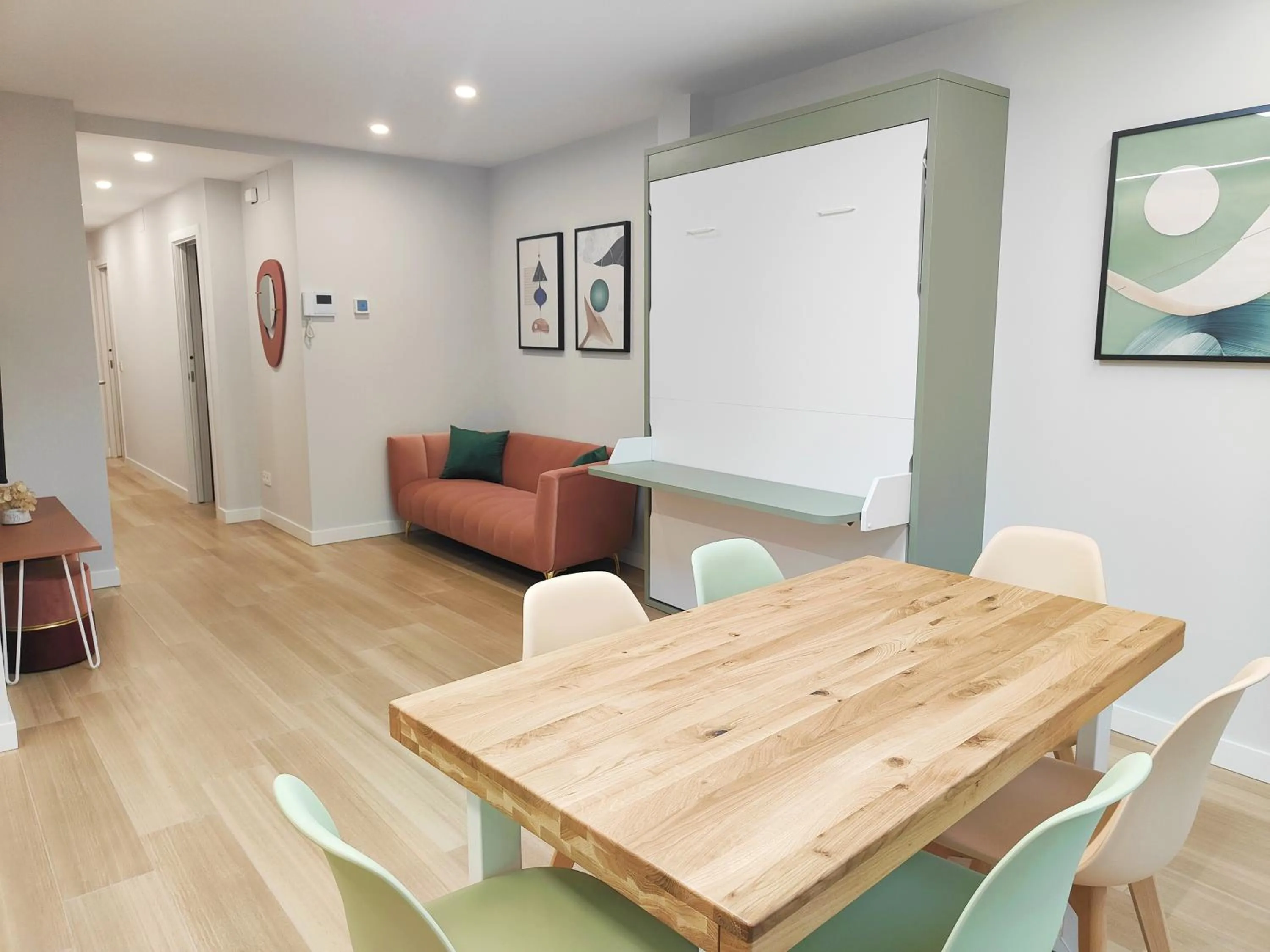 Seating area in Apartamentos Centro Oviedo Caveda