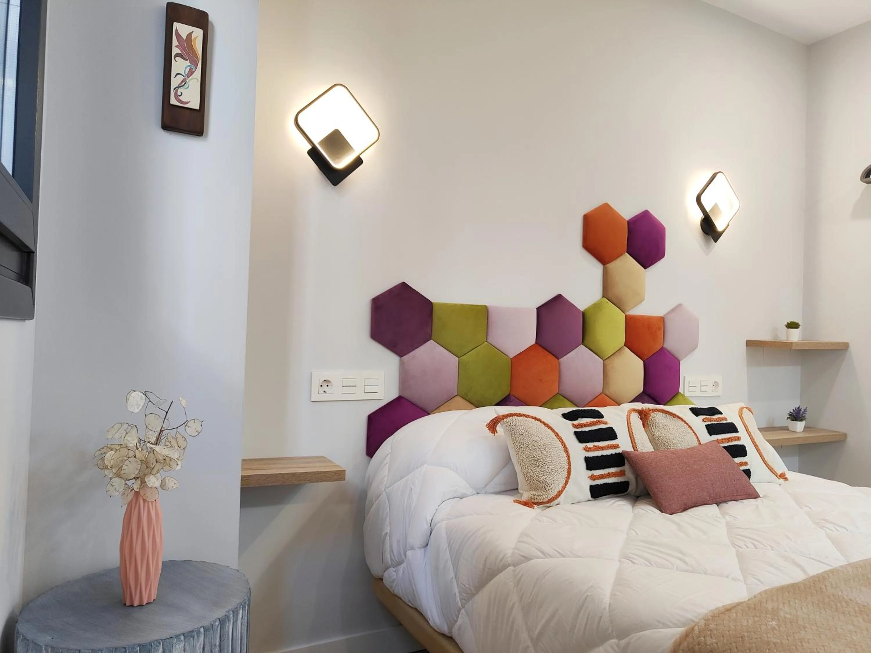 Bed in Apartamentos Centro Oviedo Caveda