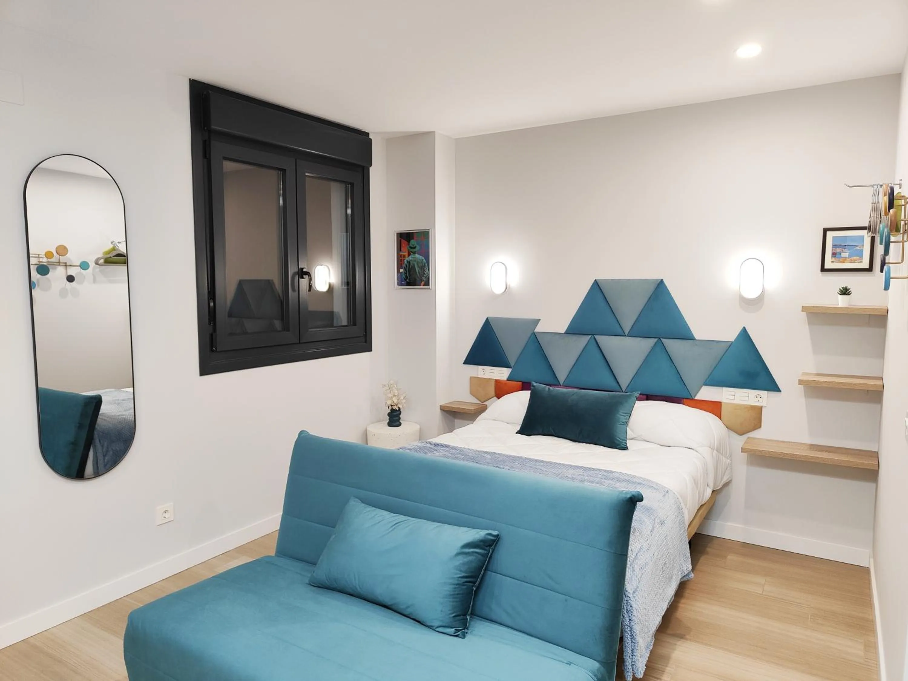 Bed in Apartamentos Centro Oviedo Caveda