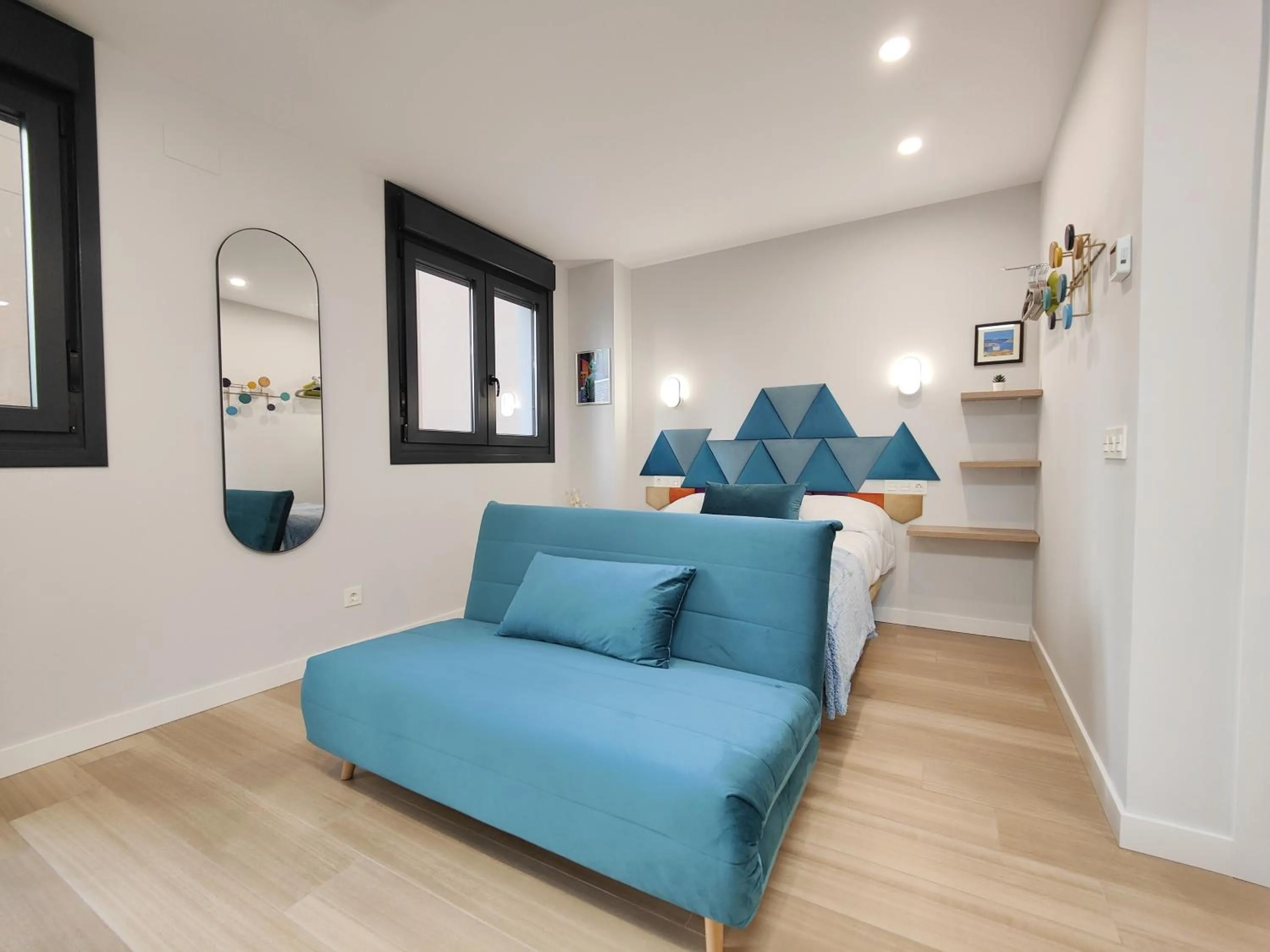 Bed in Apartamentos Centro Oviedo Caveda