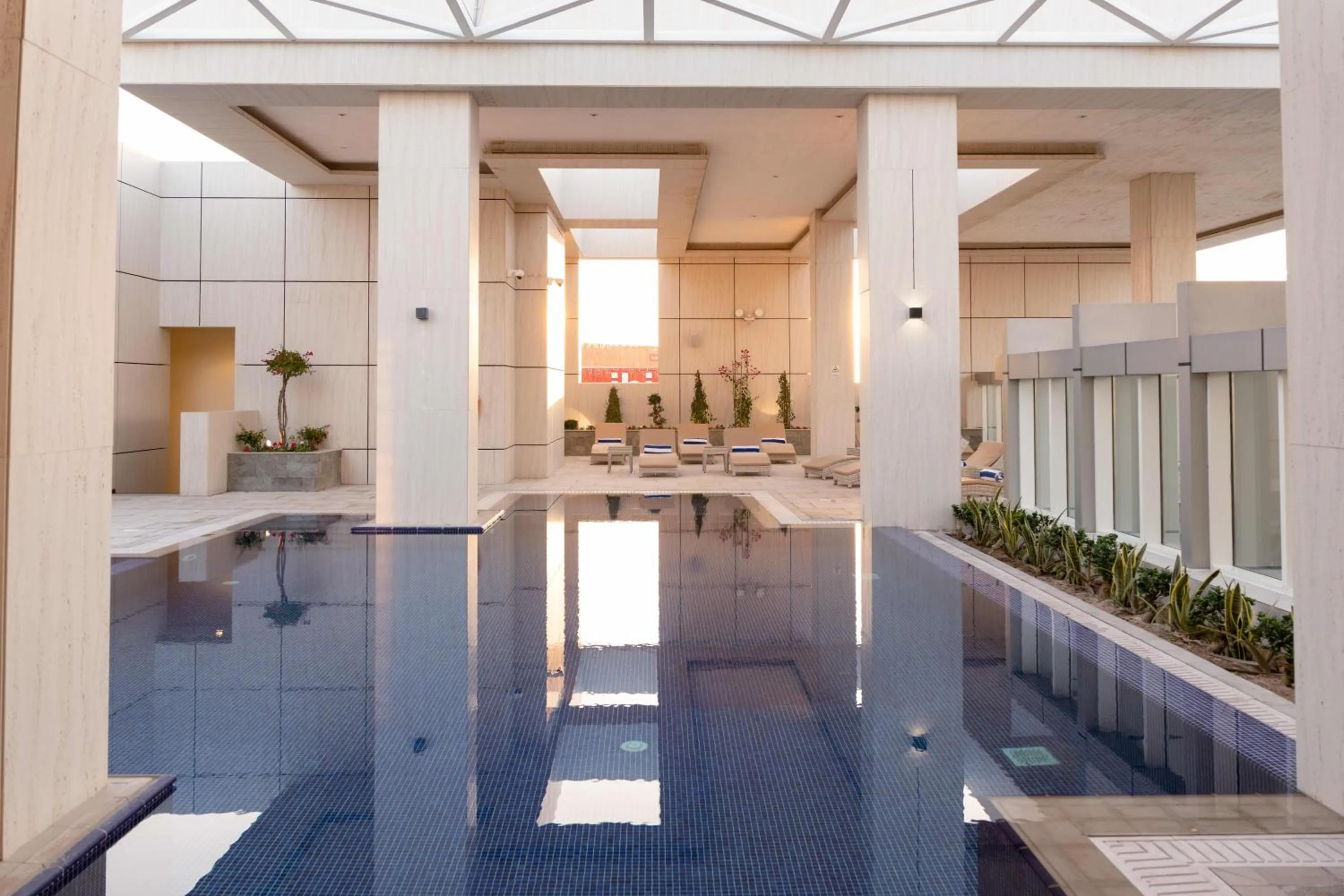 Swimming pool in Millennium Place Doha