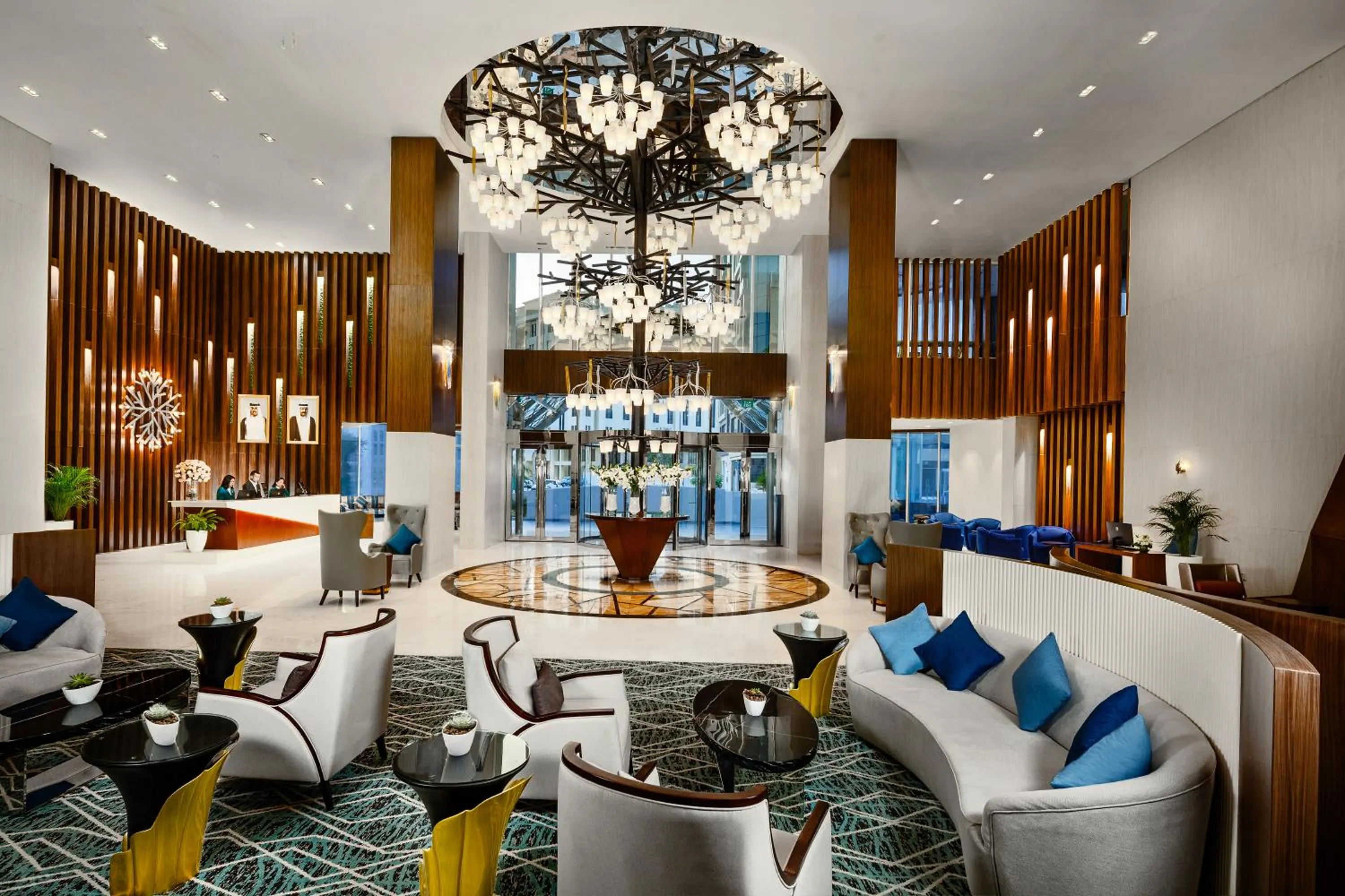 Lobby or reception in Millennium Place Doha