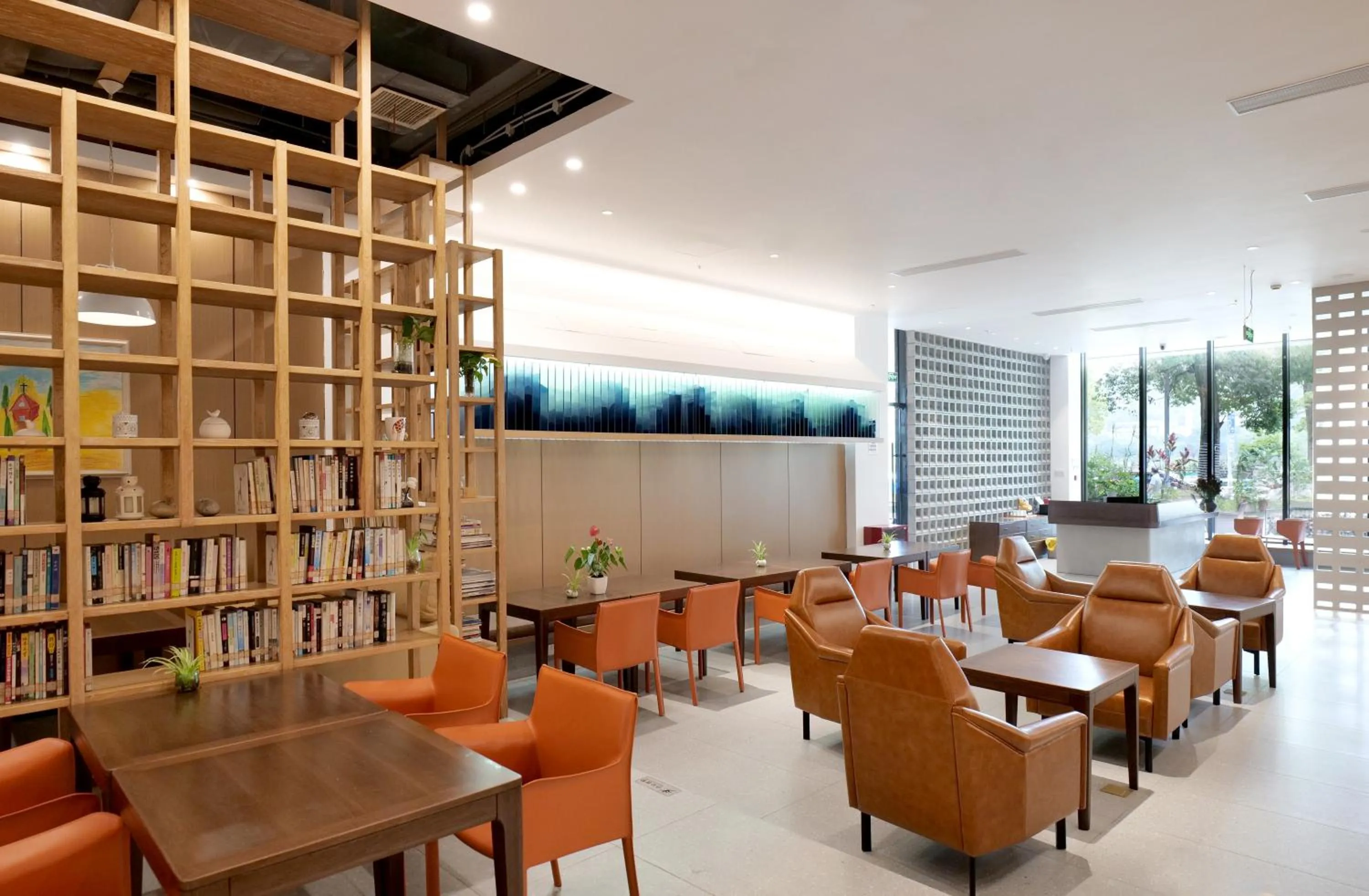 Seating area in Wuyu Hotel Chongqing Southwest University & Jialing Riverside