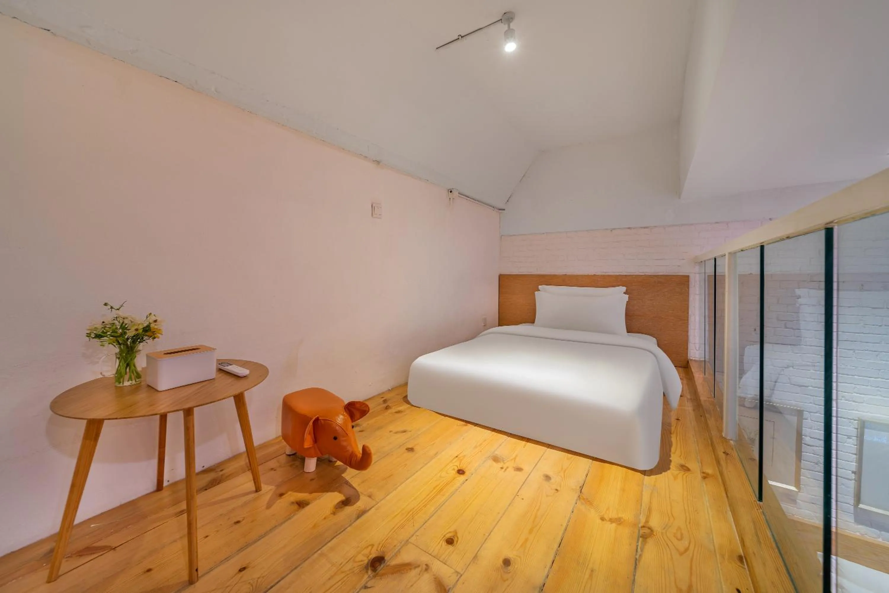 Bed in Wuyu Hotel Chongqing Southwest University & Jialing Riverside