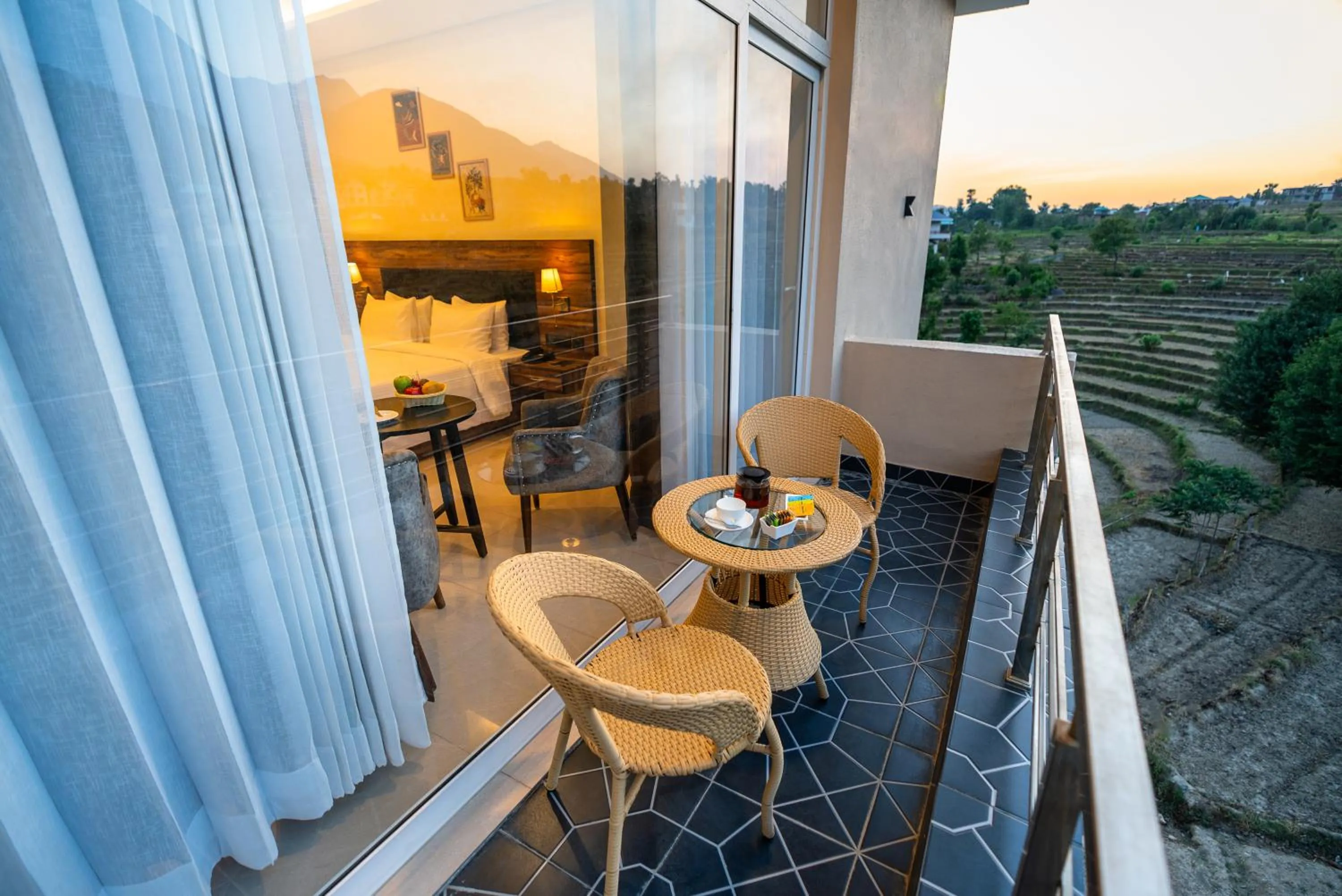 Balcony/Terrace in Aotel by Clarks Inn Palampur