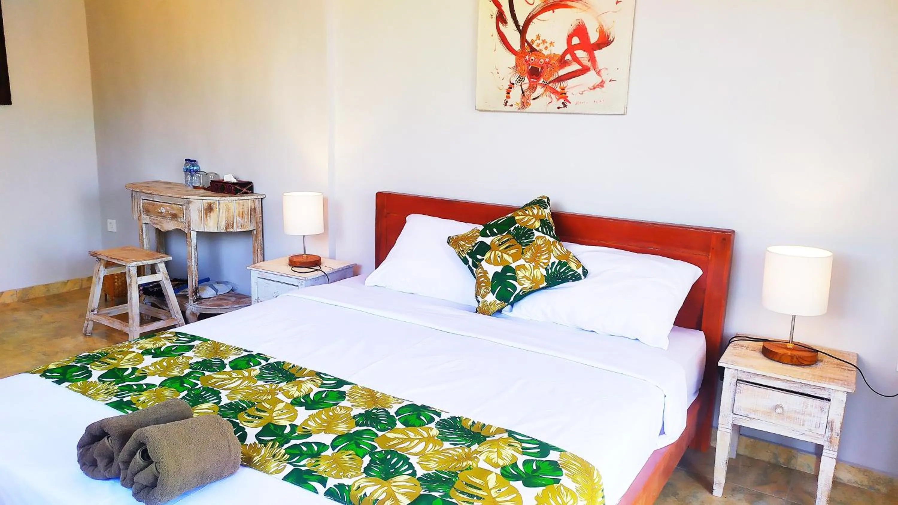 Bed in Griya Buda Guest House