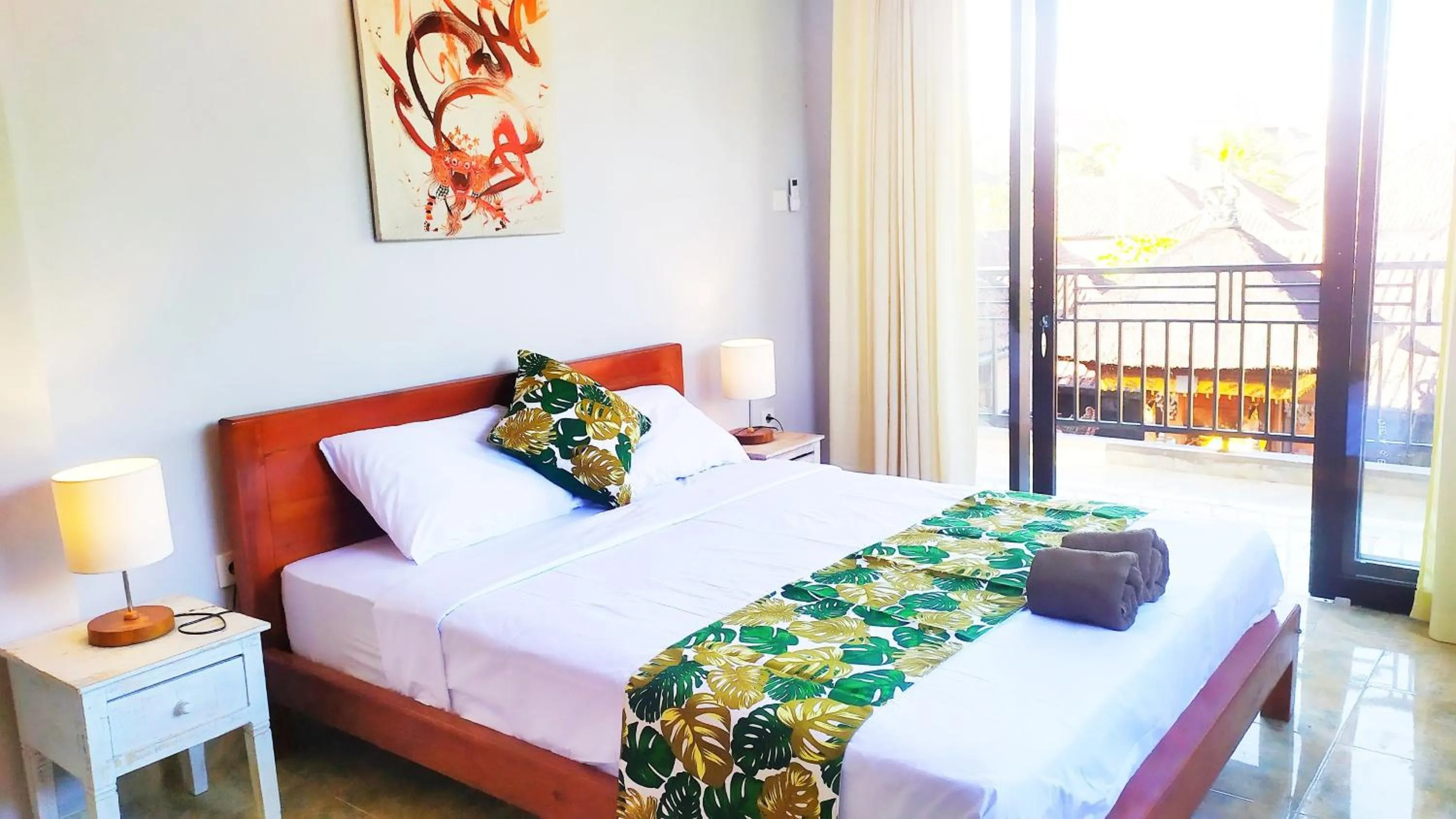 Bed in Griya Buda Guest House