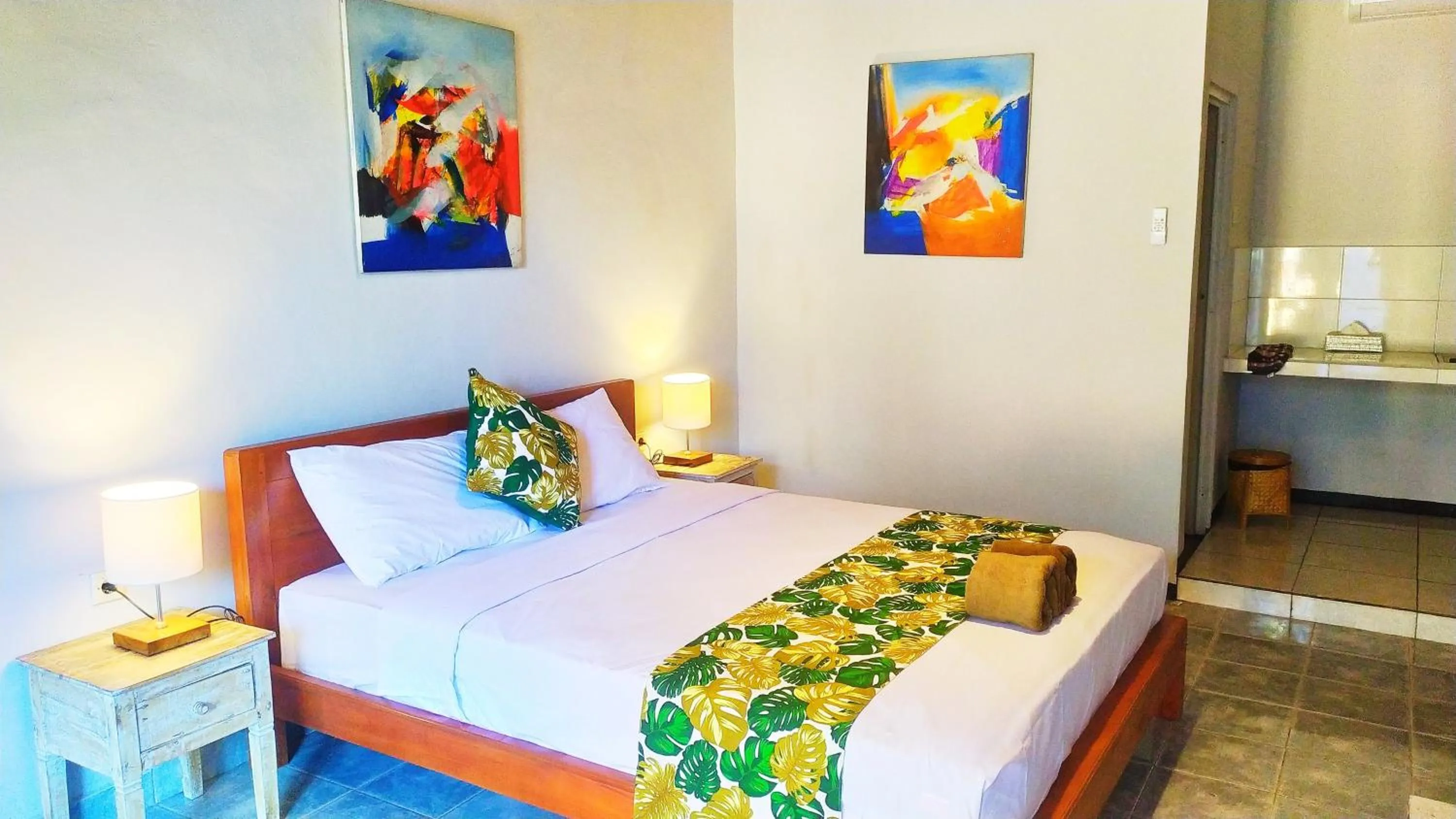 Bed in Griya Buda Guest House