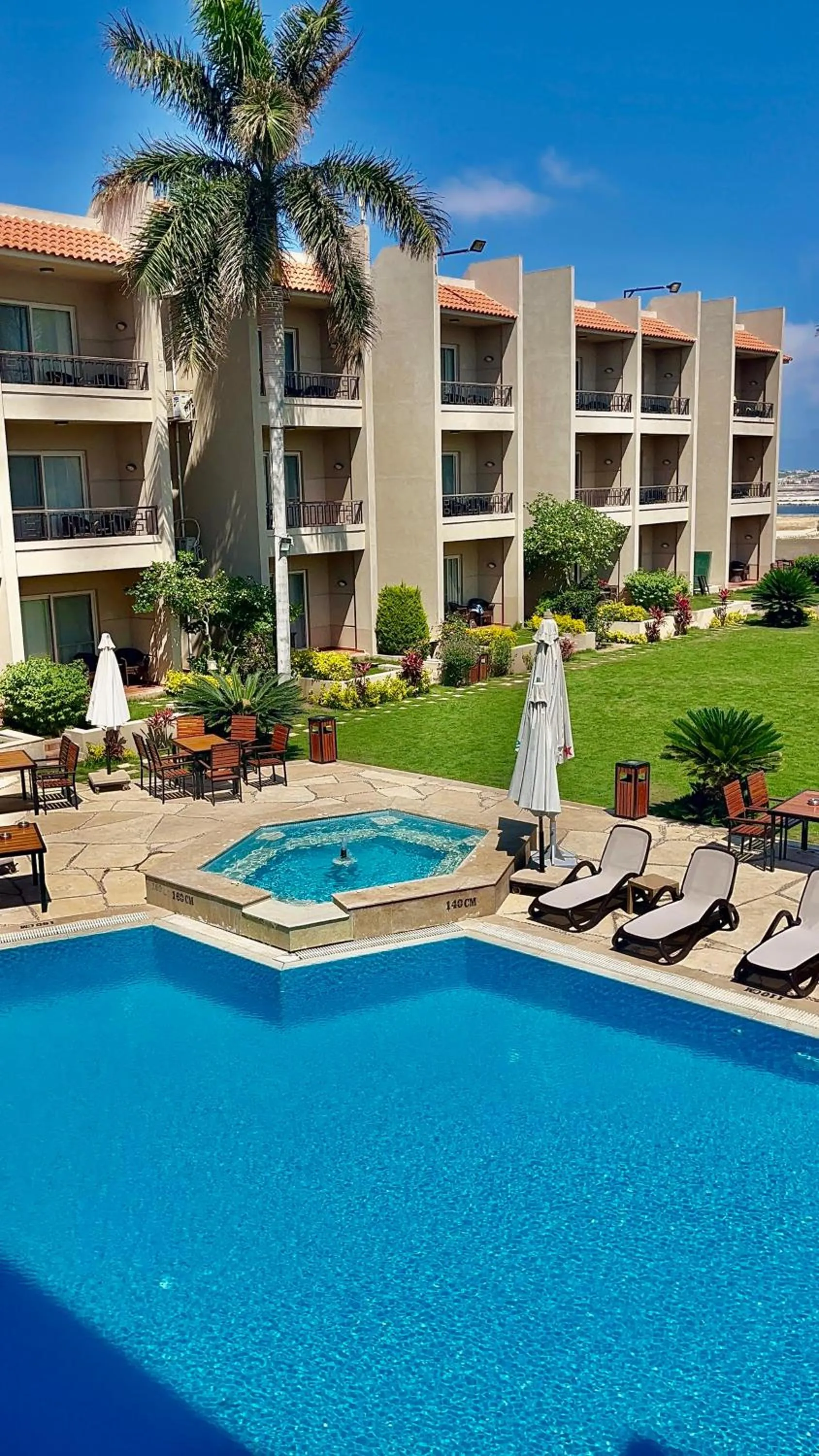 Property building in Panacea Suites Hotel