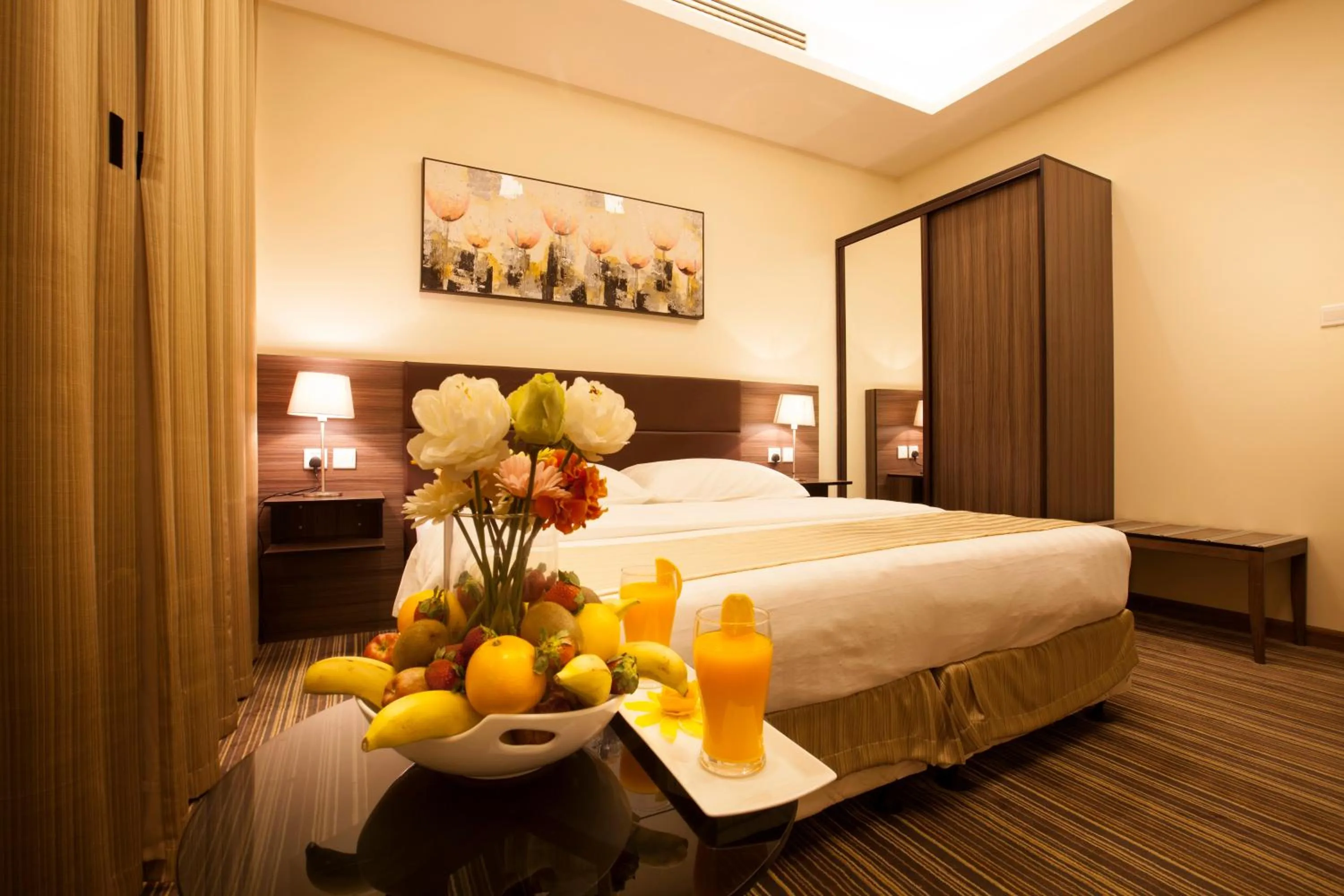 Bedroom, Bed in لي لي جراند للشقق المخدومة - درجة اقتصادية