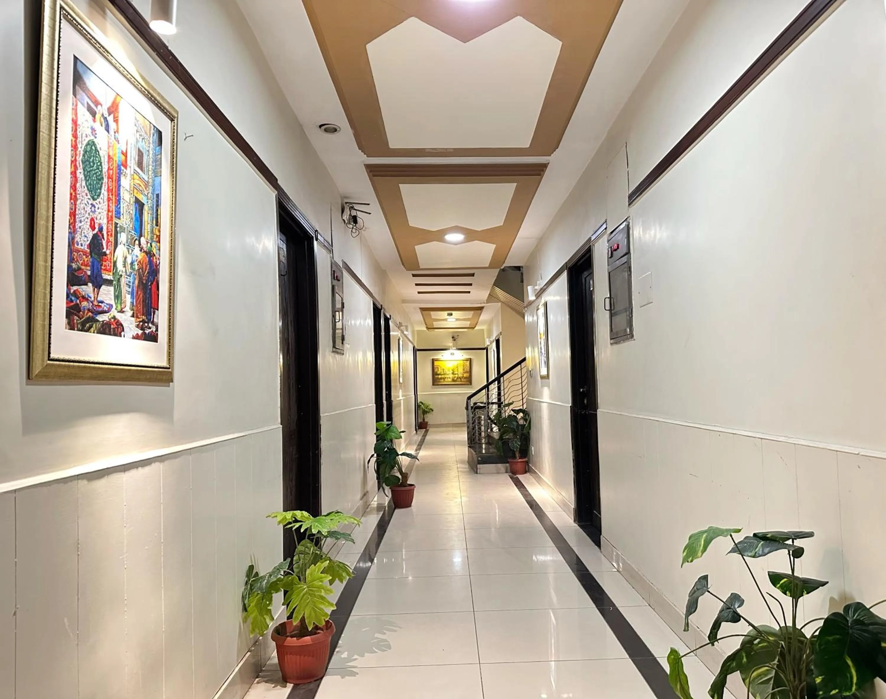 Lobby or reception in The Grand Hotel Multan