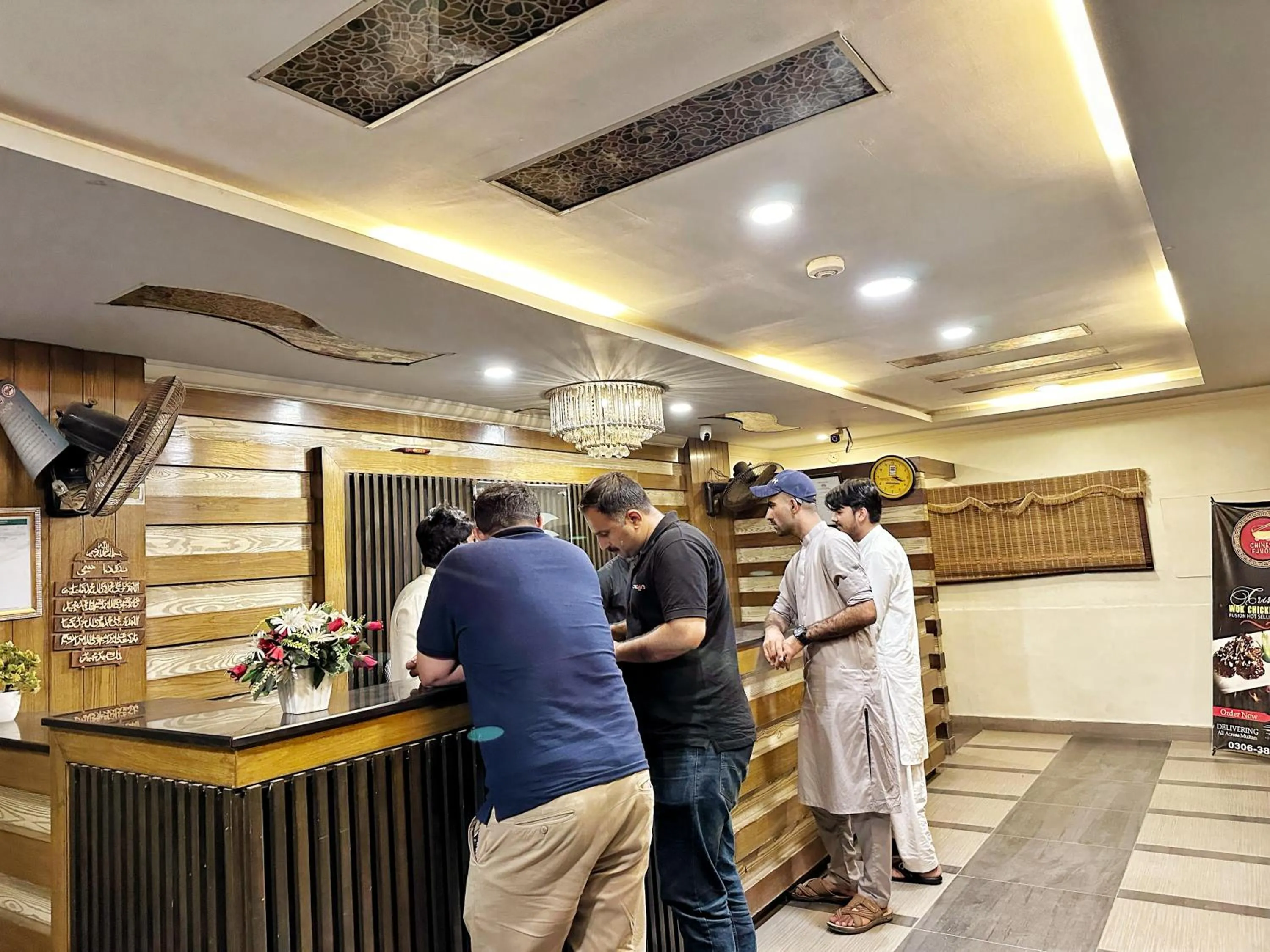 Lobby or reception in The Grand Hotel Multan