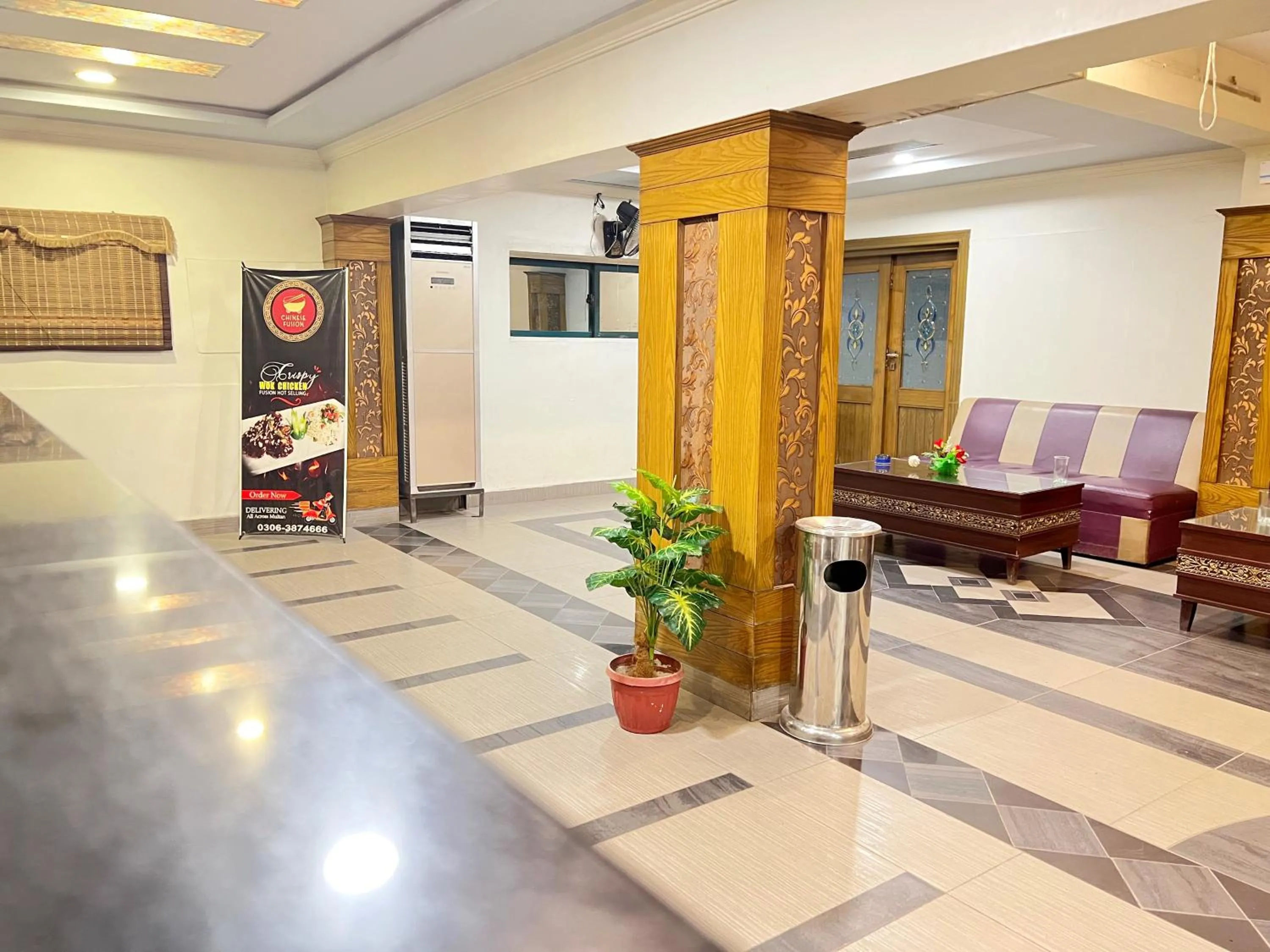 Lobby or reception in The Grand Hotel Multan