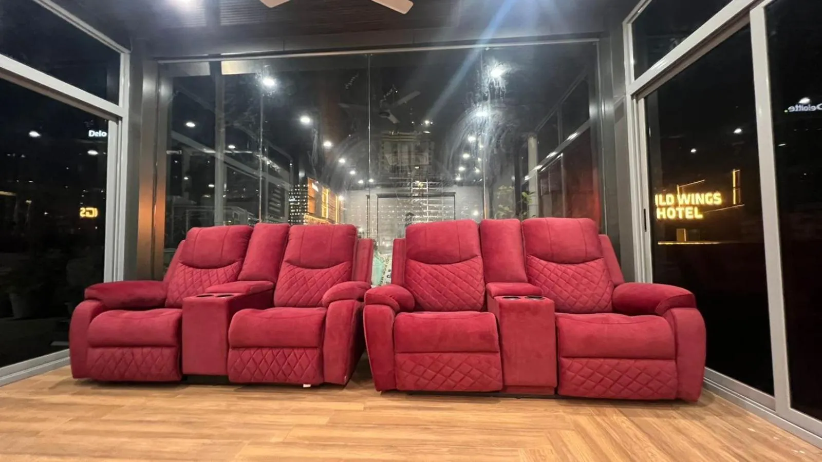 Seating area in Wild Wings Premium Hotel