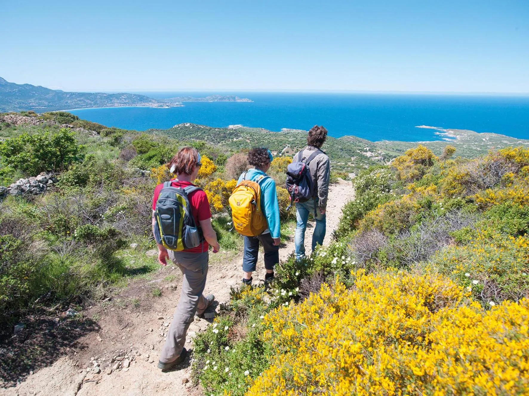 Hiking in Feriendorf zum störrischen Esel