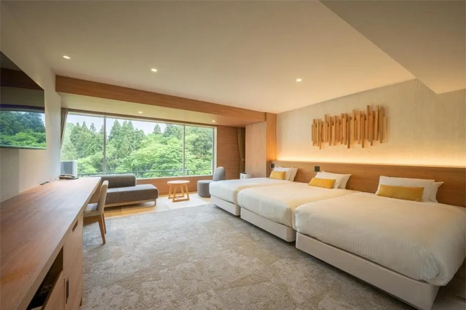 Bed in Hotel Shidotaira