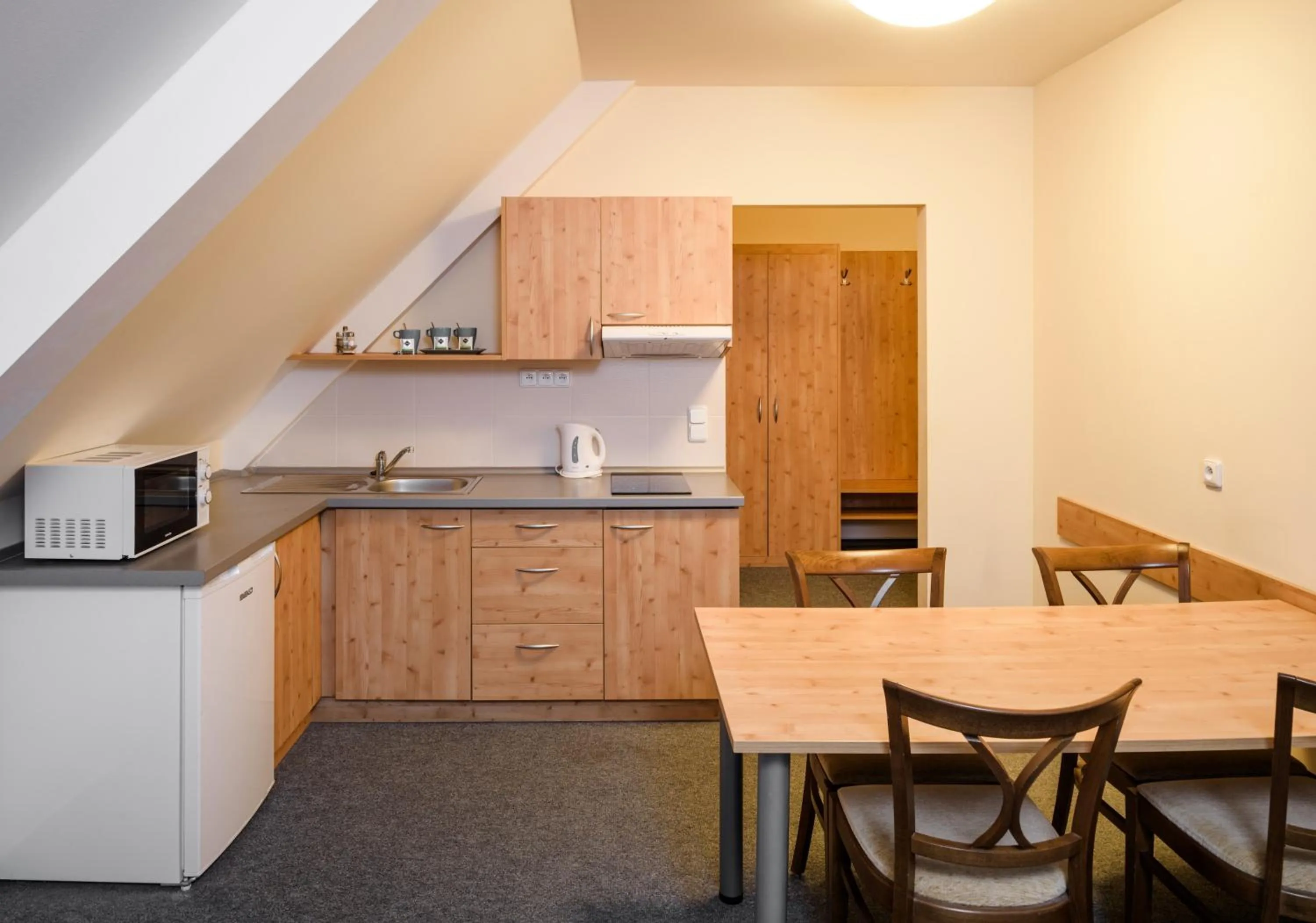 Kitchen or kitchenette in Horský Hotel Skiland