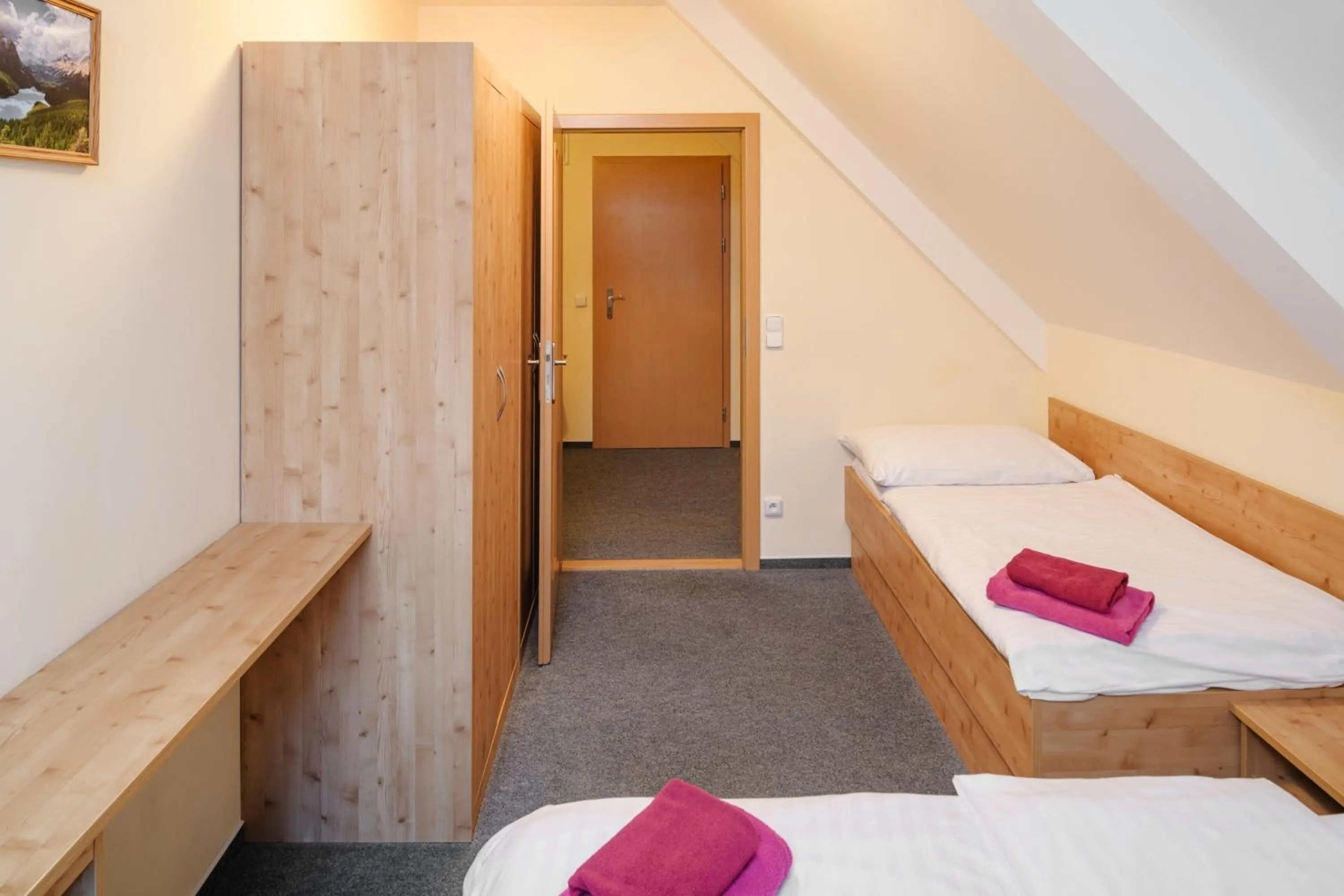 Bed in Horský Hotel Skiland