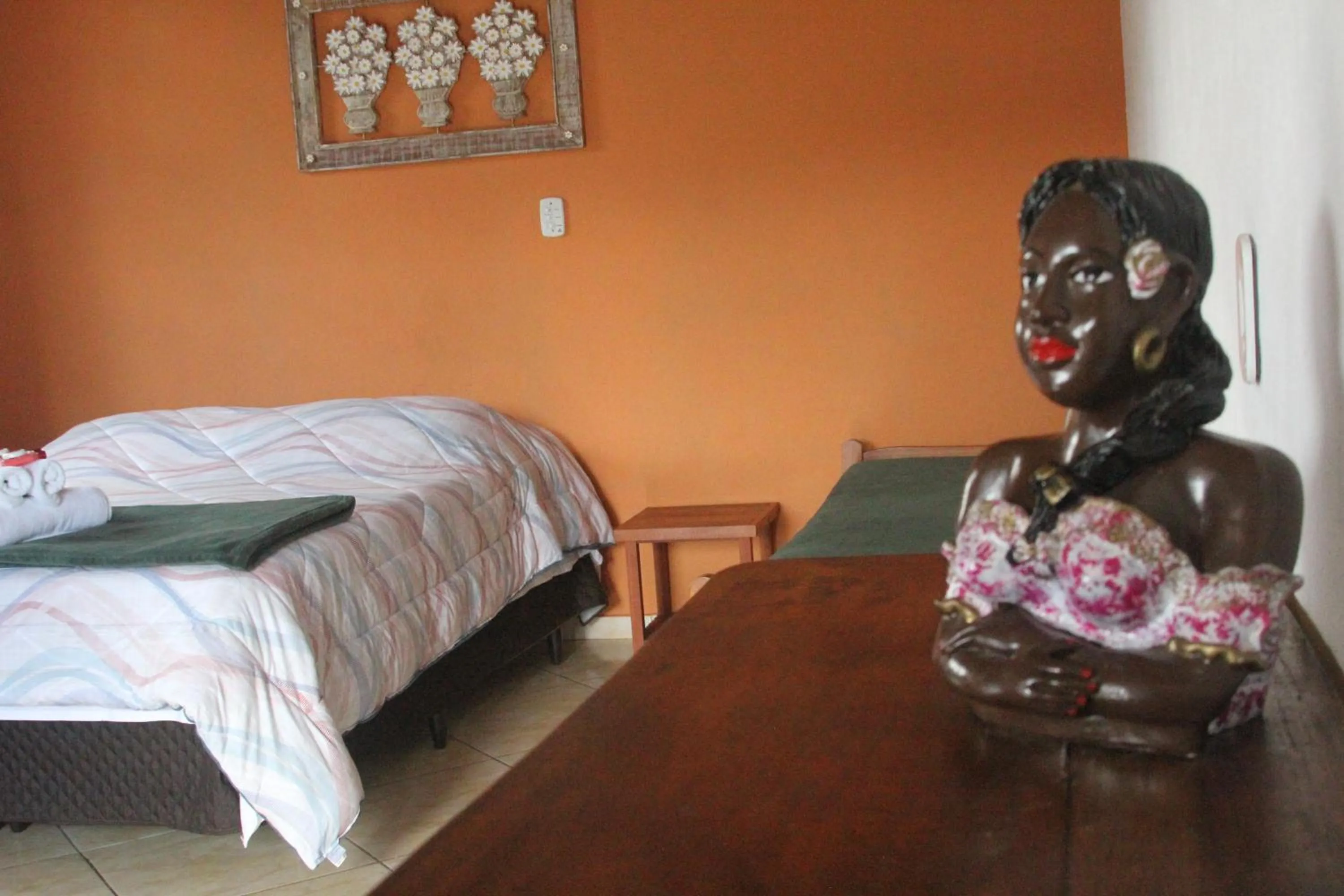 Decorative detail, Bed in Pousada Mar & Vida e Doçaria