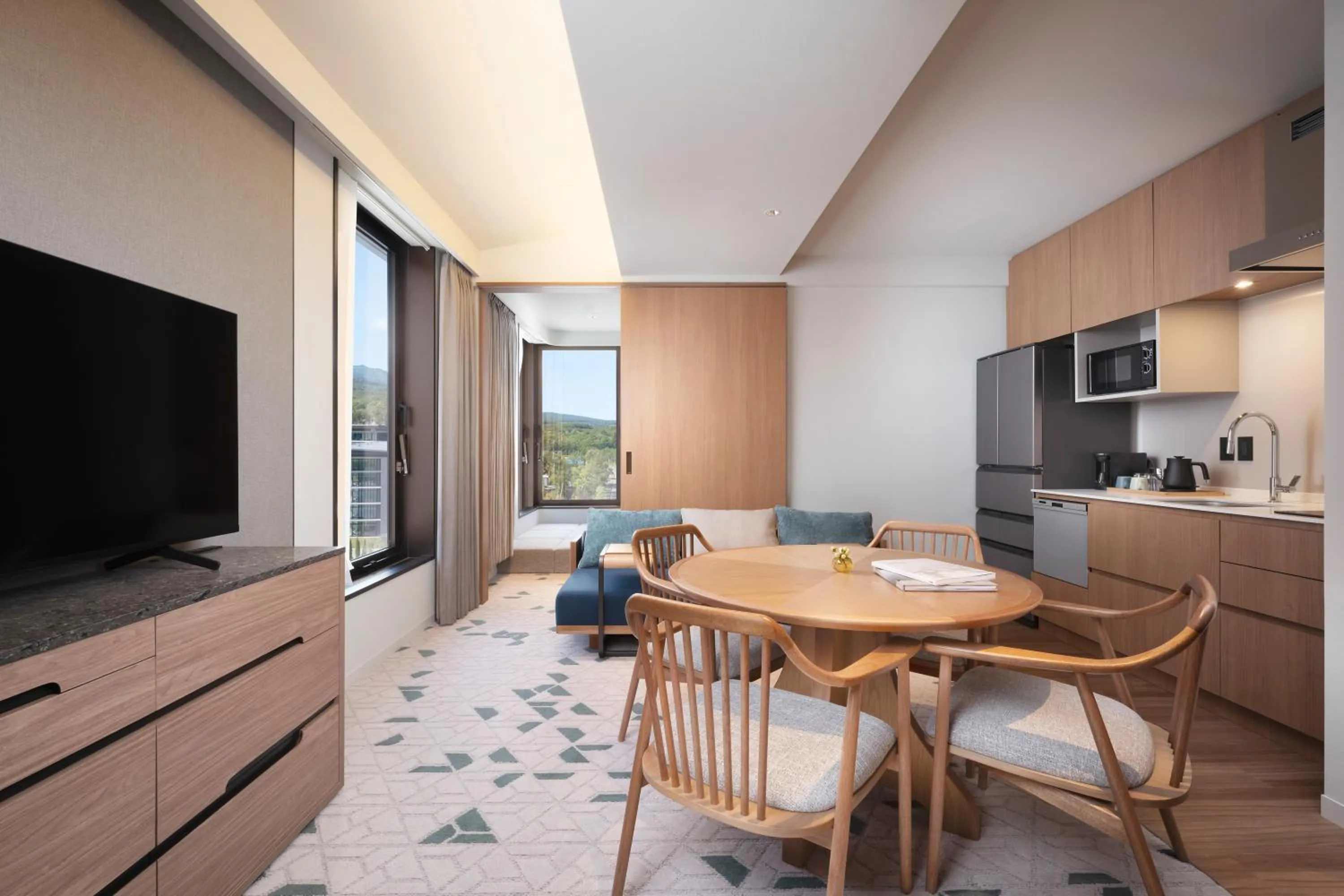 Living room in Nikko Style Niseko HANAZONO