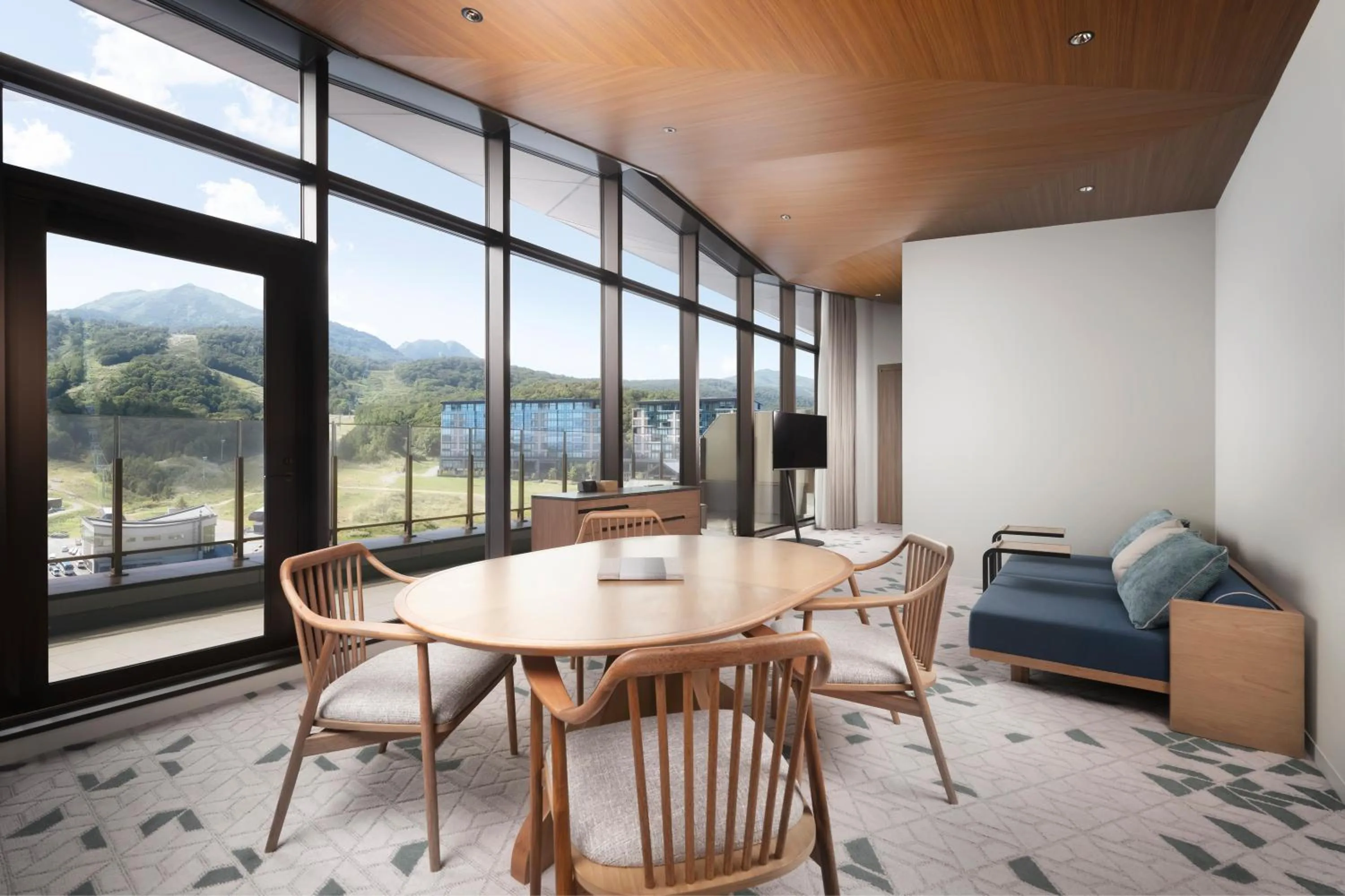 Living room in Nikko Style Niseko HANAZONO