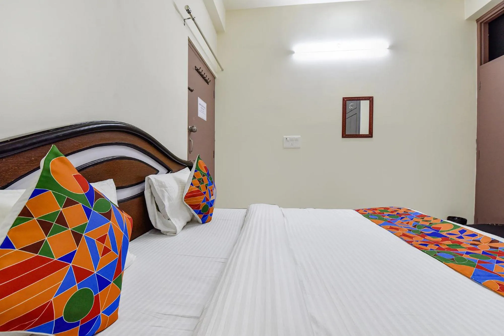 Bed in FabHotel Moon Light Palace