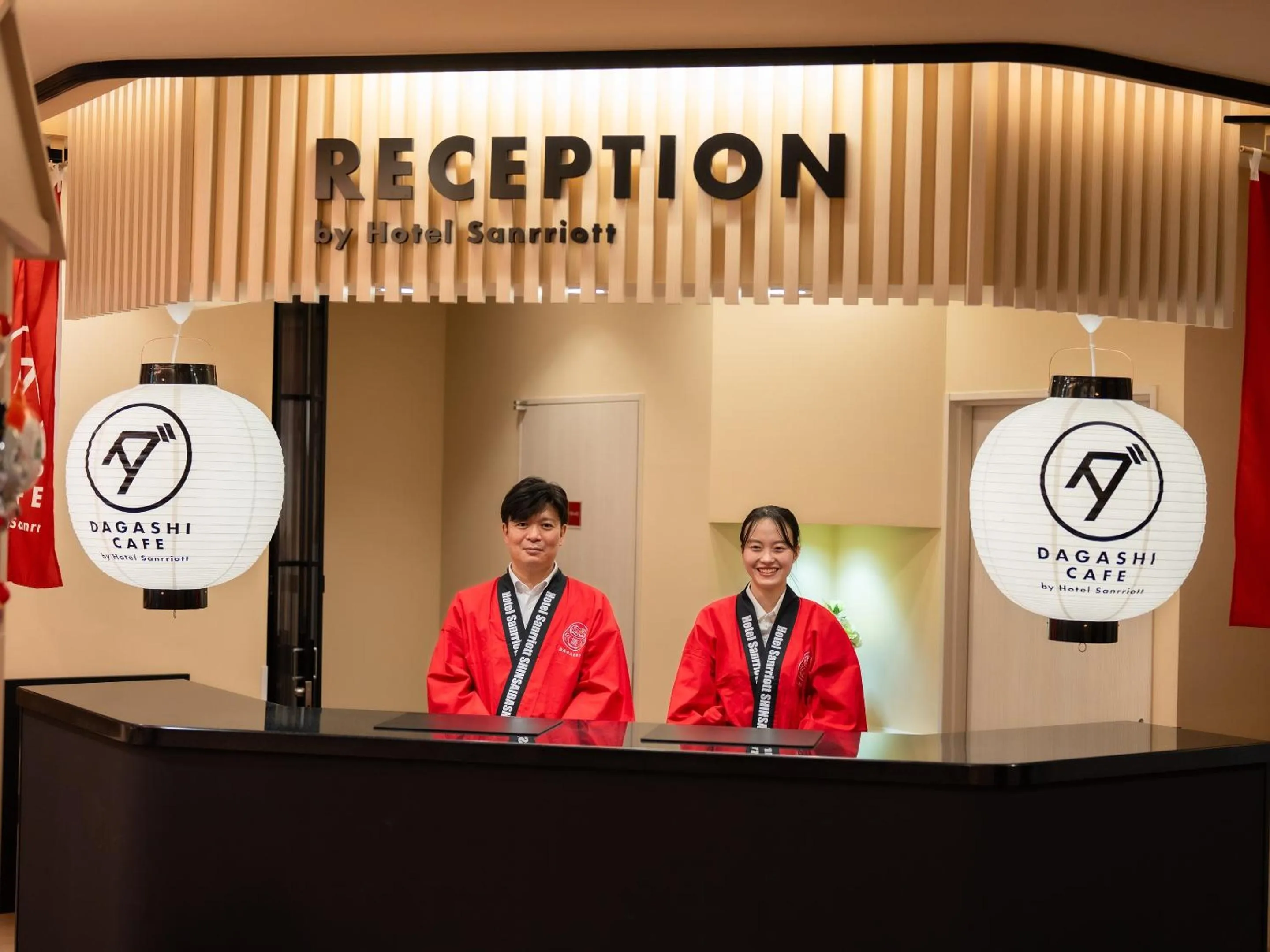Lobby or reception in Hotel Sanrriott Shinsaibashi