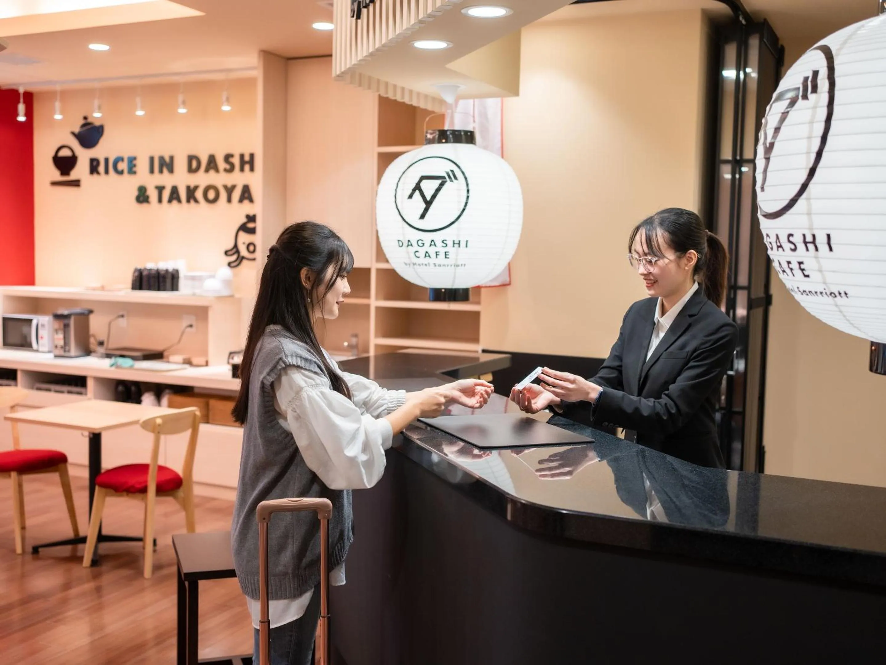 Lobby or reception in Hotel Sanrriott Shinsaibashi