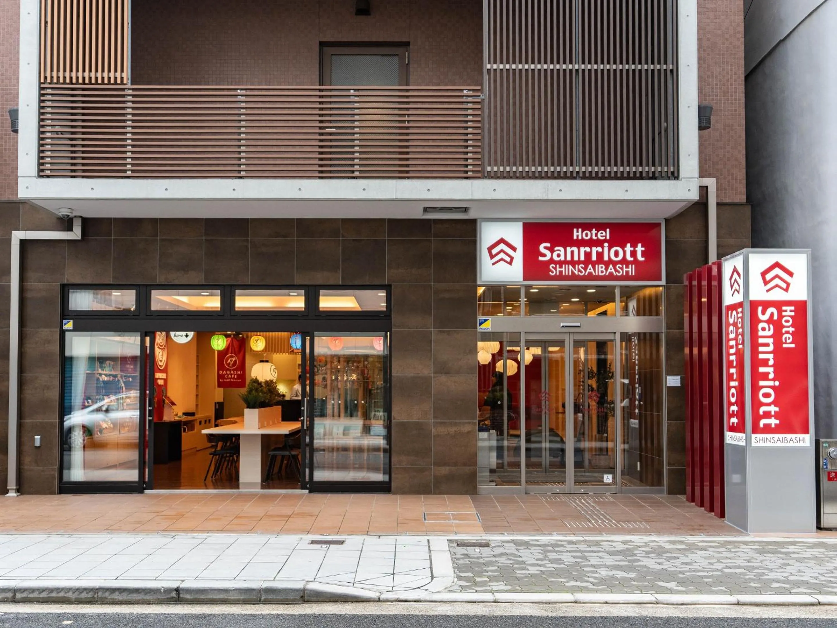 Property building in Hotel Sanrriott Shinsaibashi
