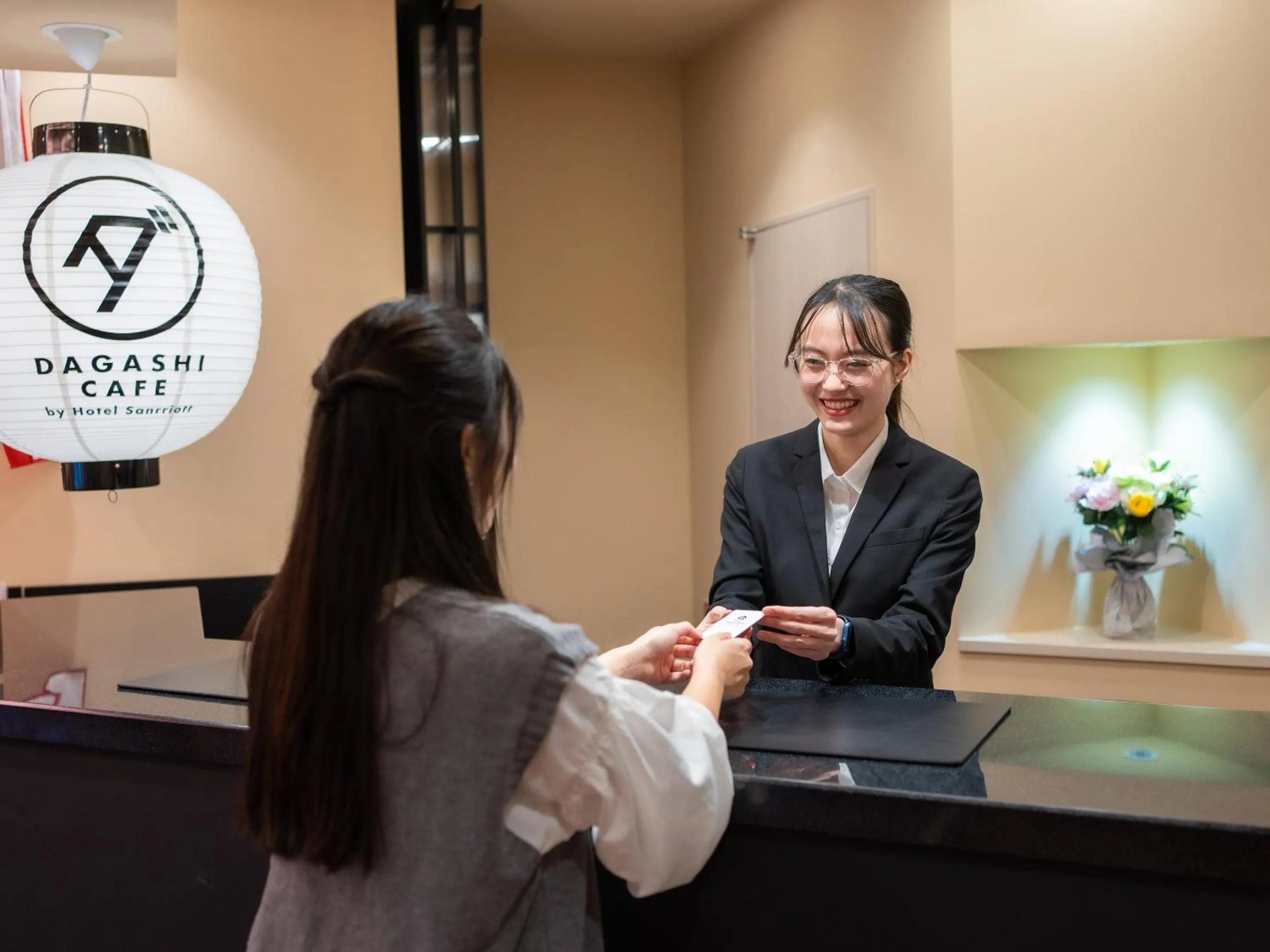 Lobby or reception in Hotel Sanrriott Shinsaibashi