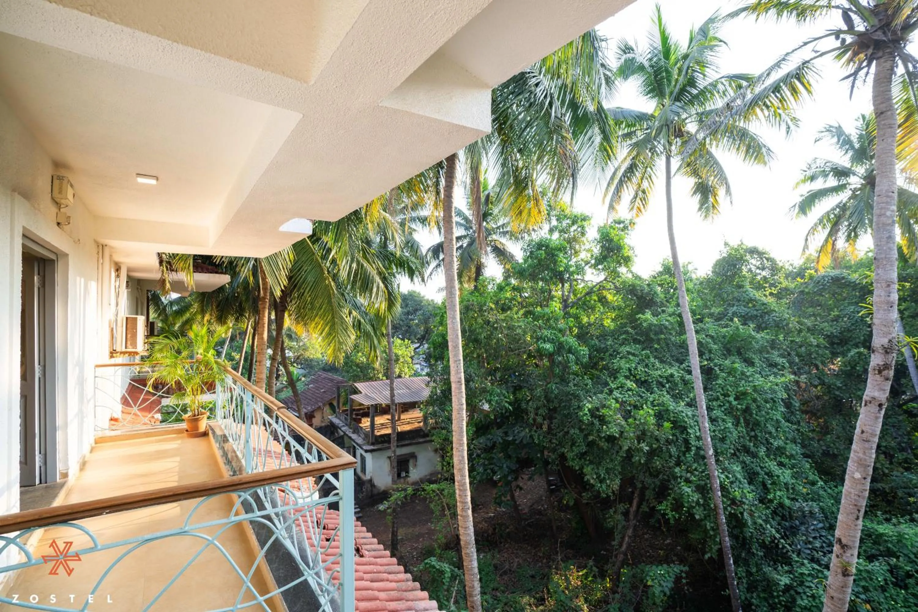 Balcony/Terrace in Zostel Goa, Anjuna