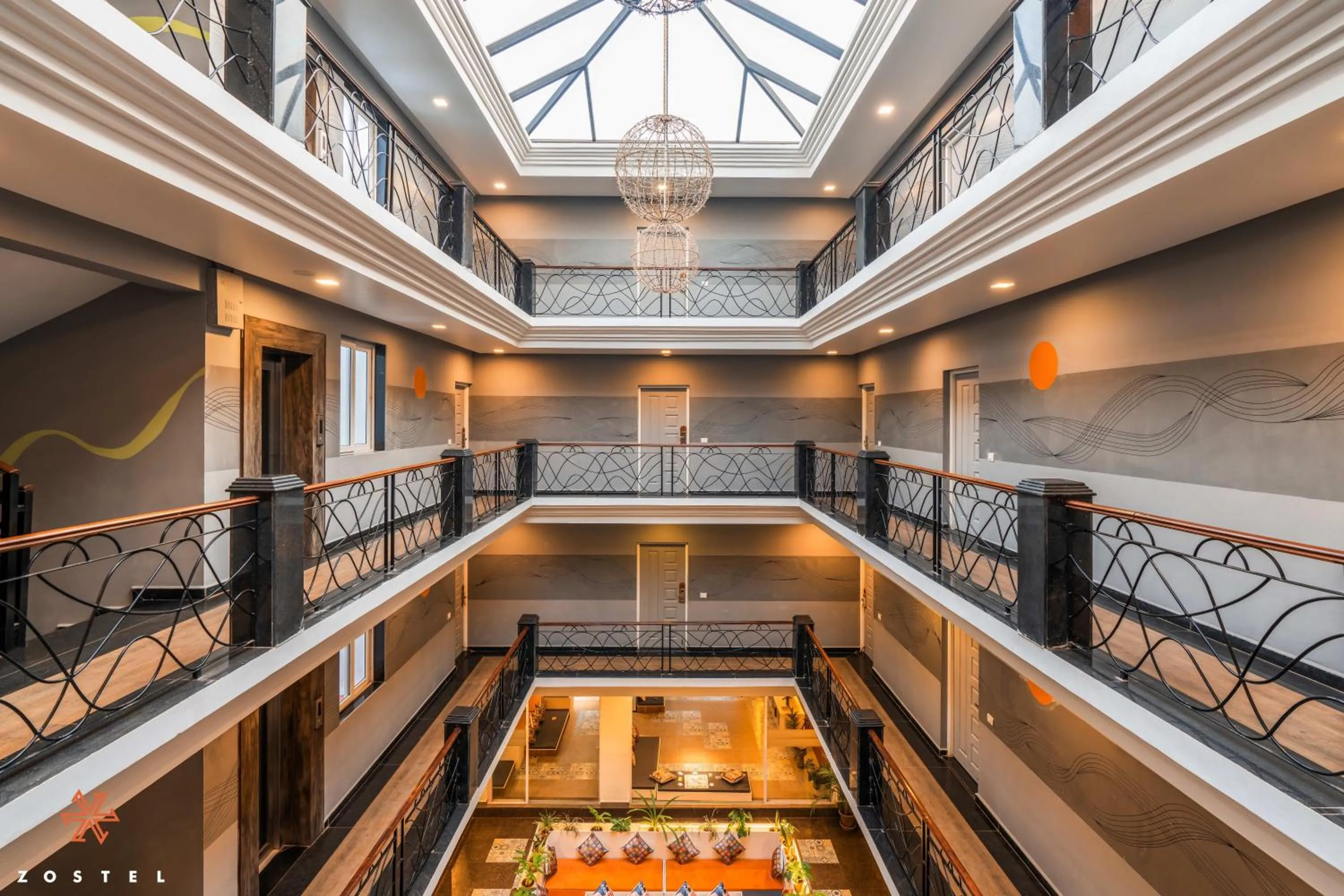 Property building in Zostel Goa, Anjuna