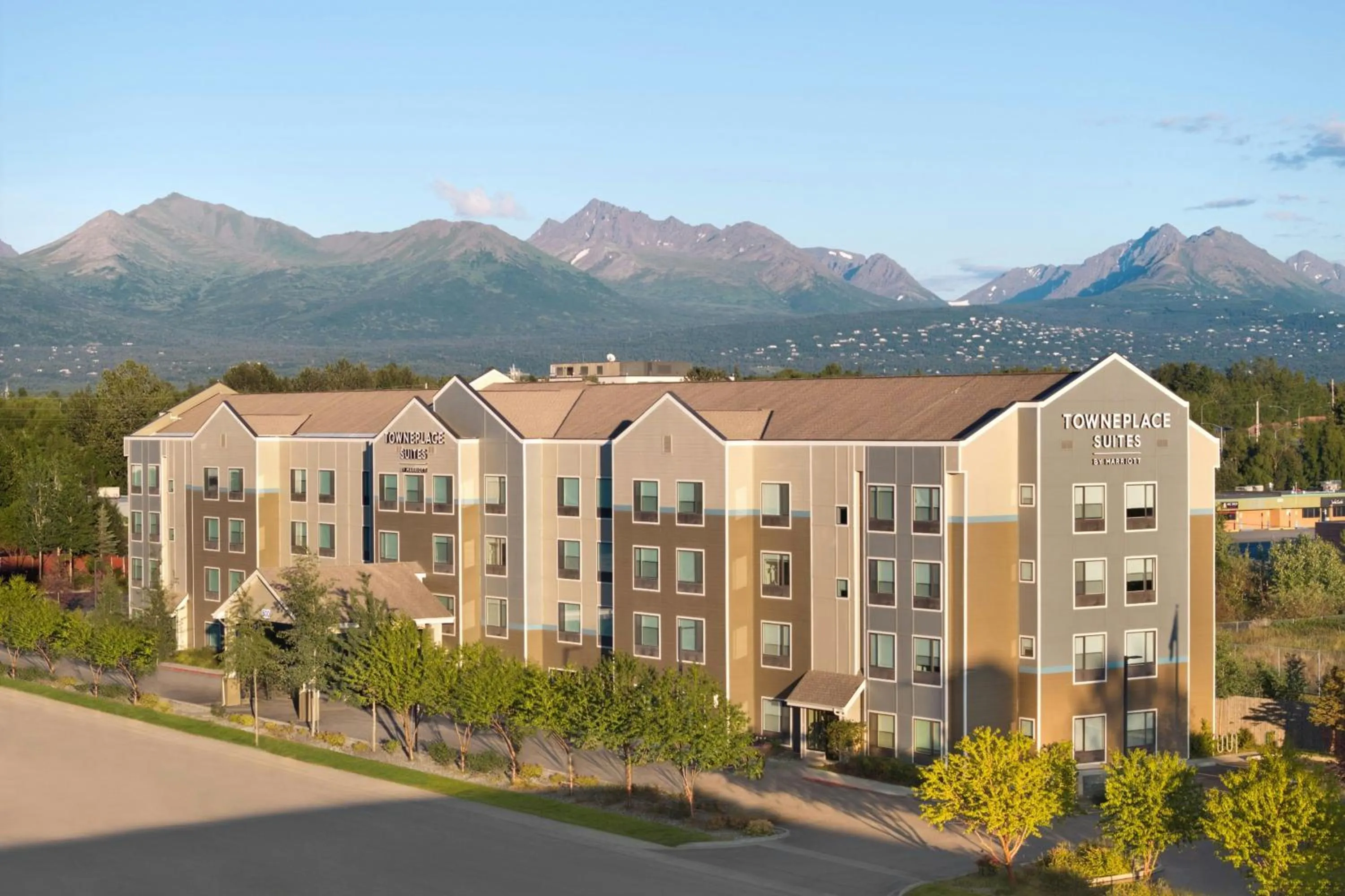 Property building in TownePlace Suites by Marriott Anchorage Midtown
