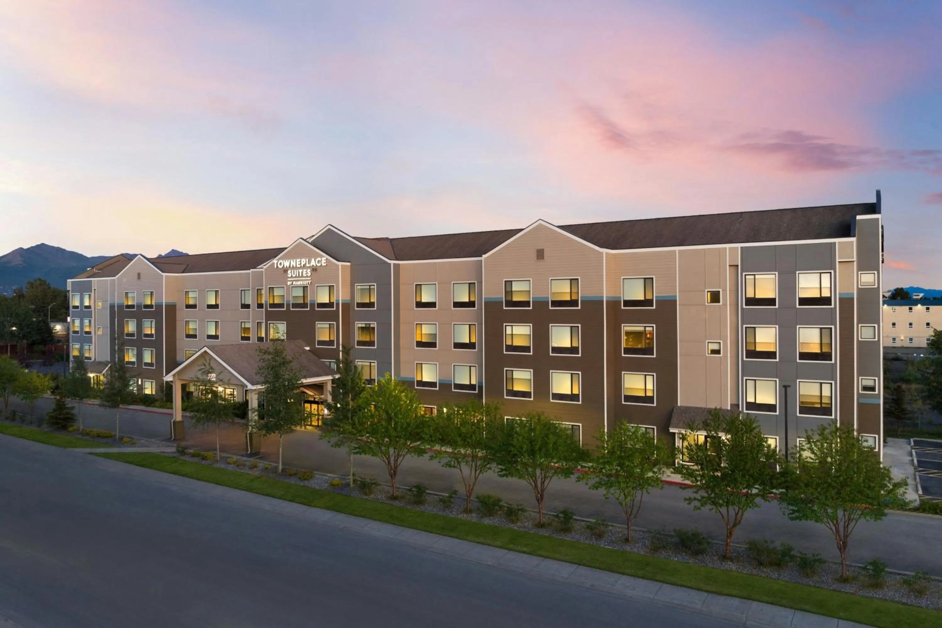 Property building in TownePlace Suites by Marriott Anchorage Midtown