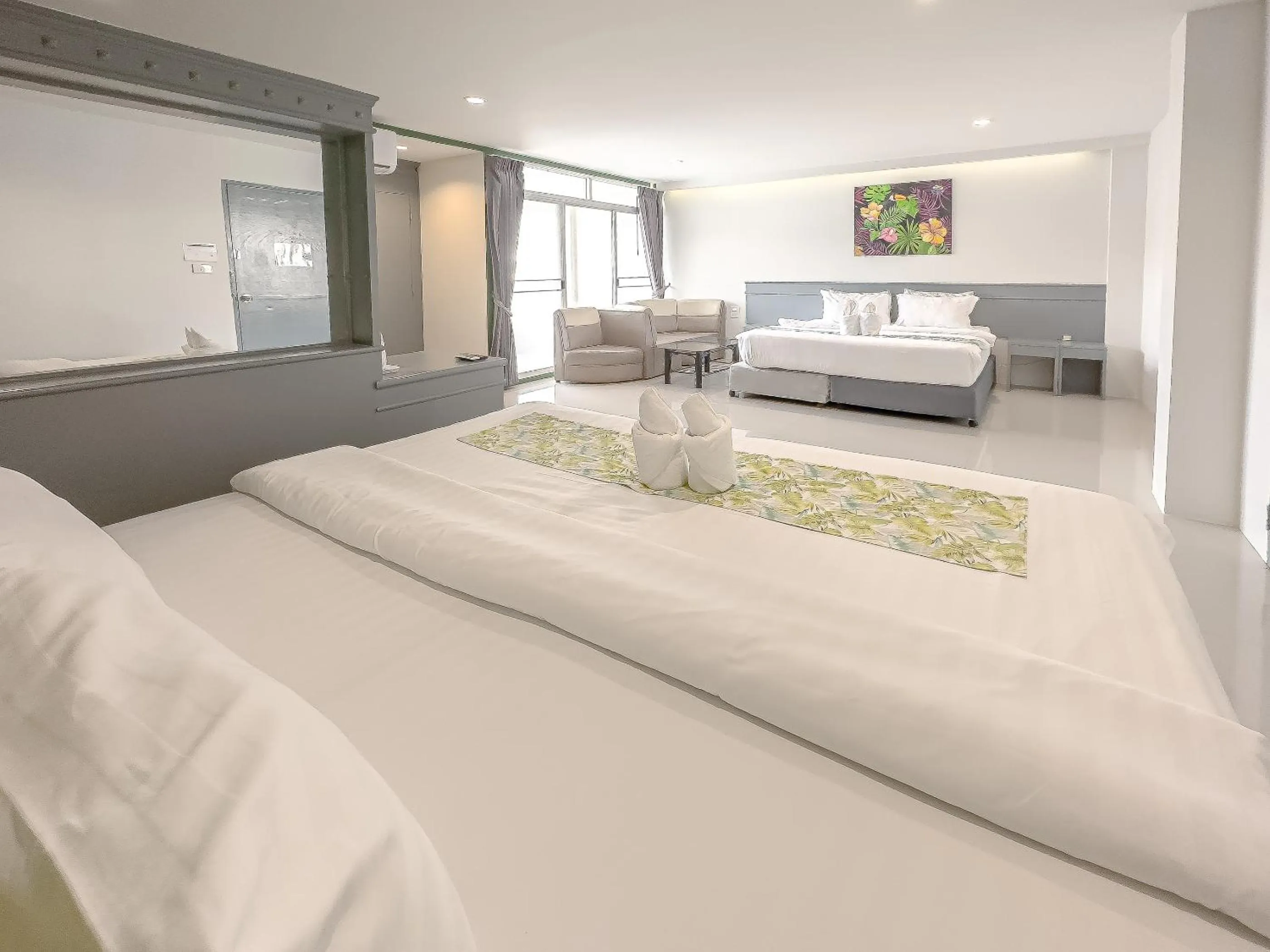 Bed in Xanadu Hotel Utapao