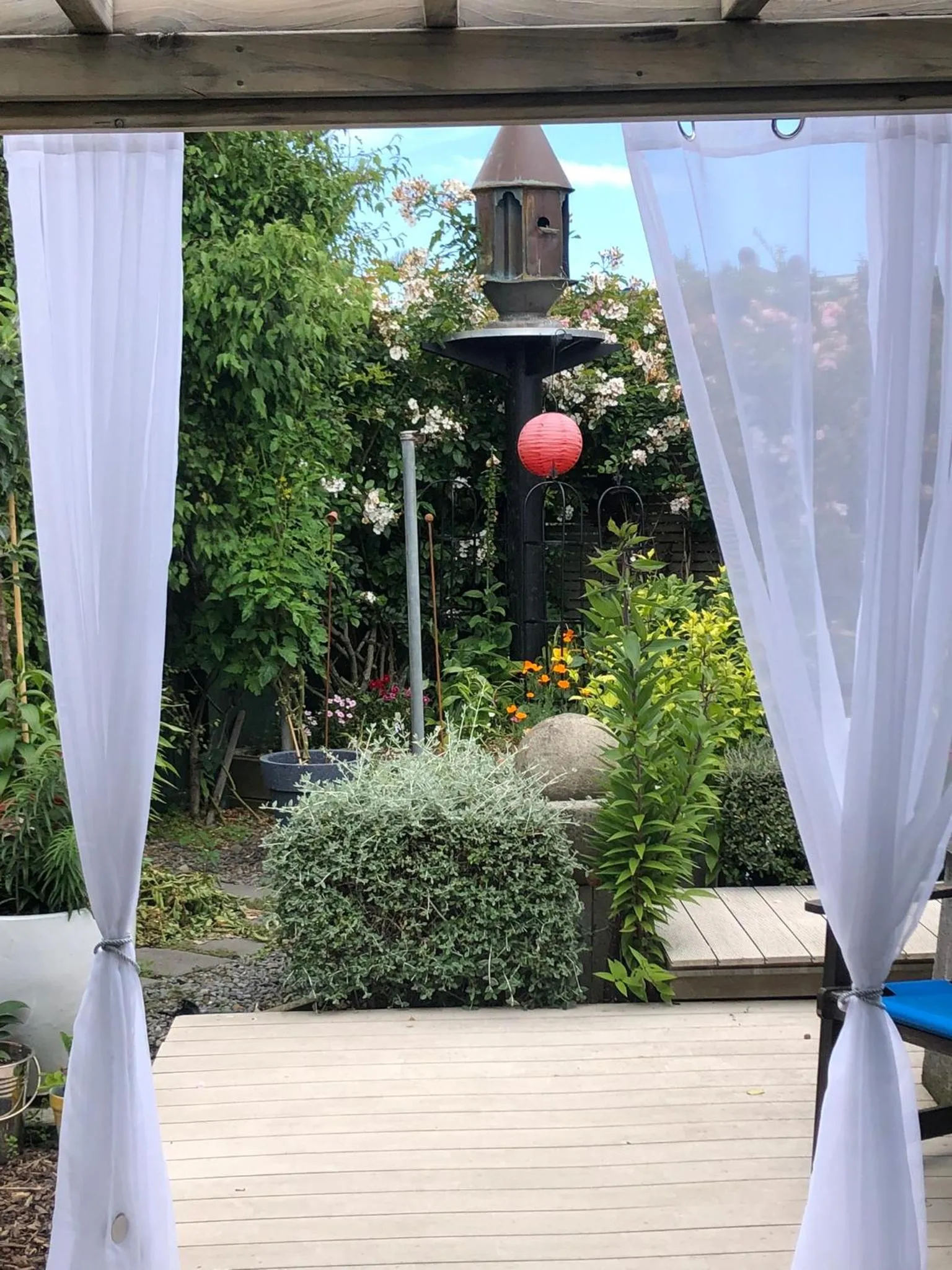 Garden view in Top Floor Bed and Breakfast