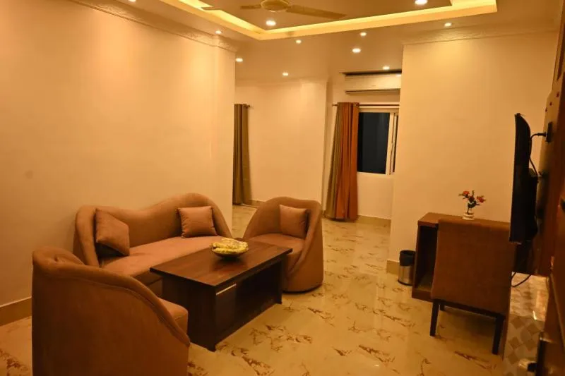 Seating area in Swet Palash Resort