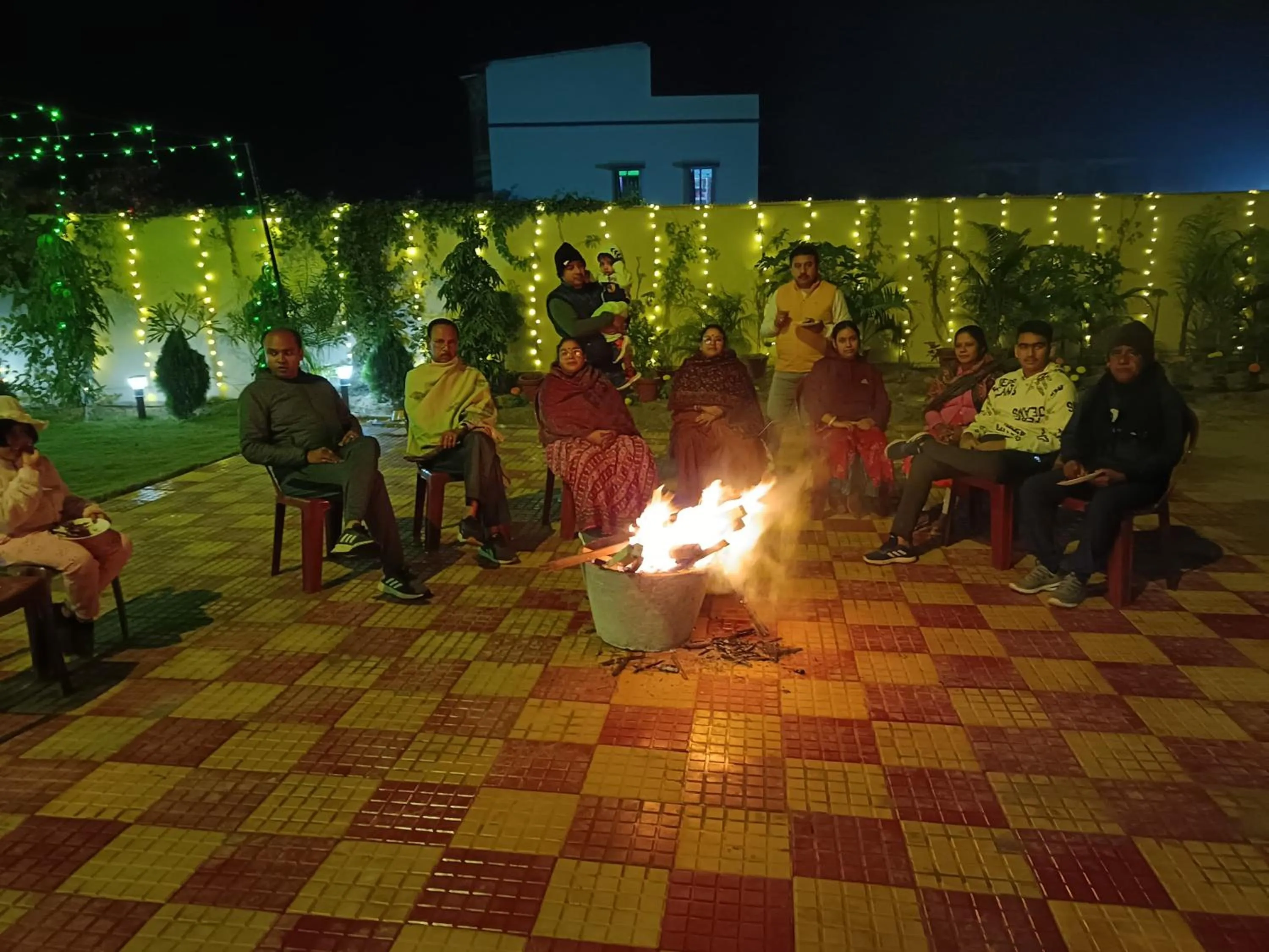 Garden view in Swet Palash Resort