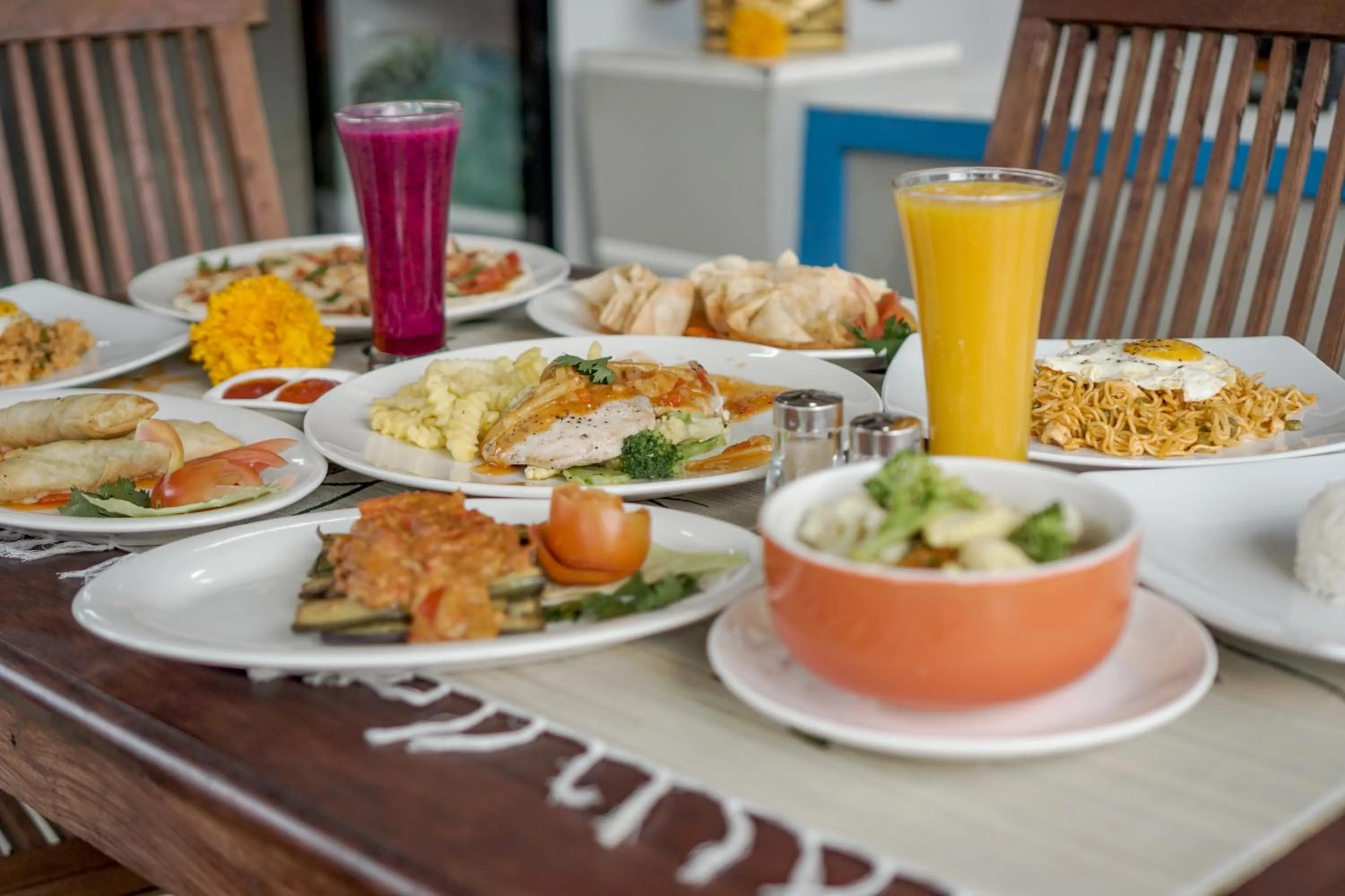 Restaurant/places to eat in Nyamane Ubud Green View Villas by EPS