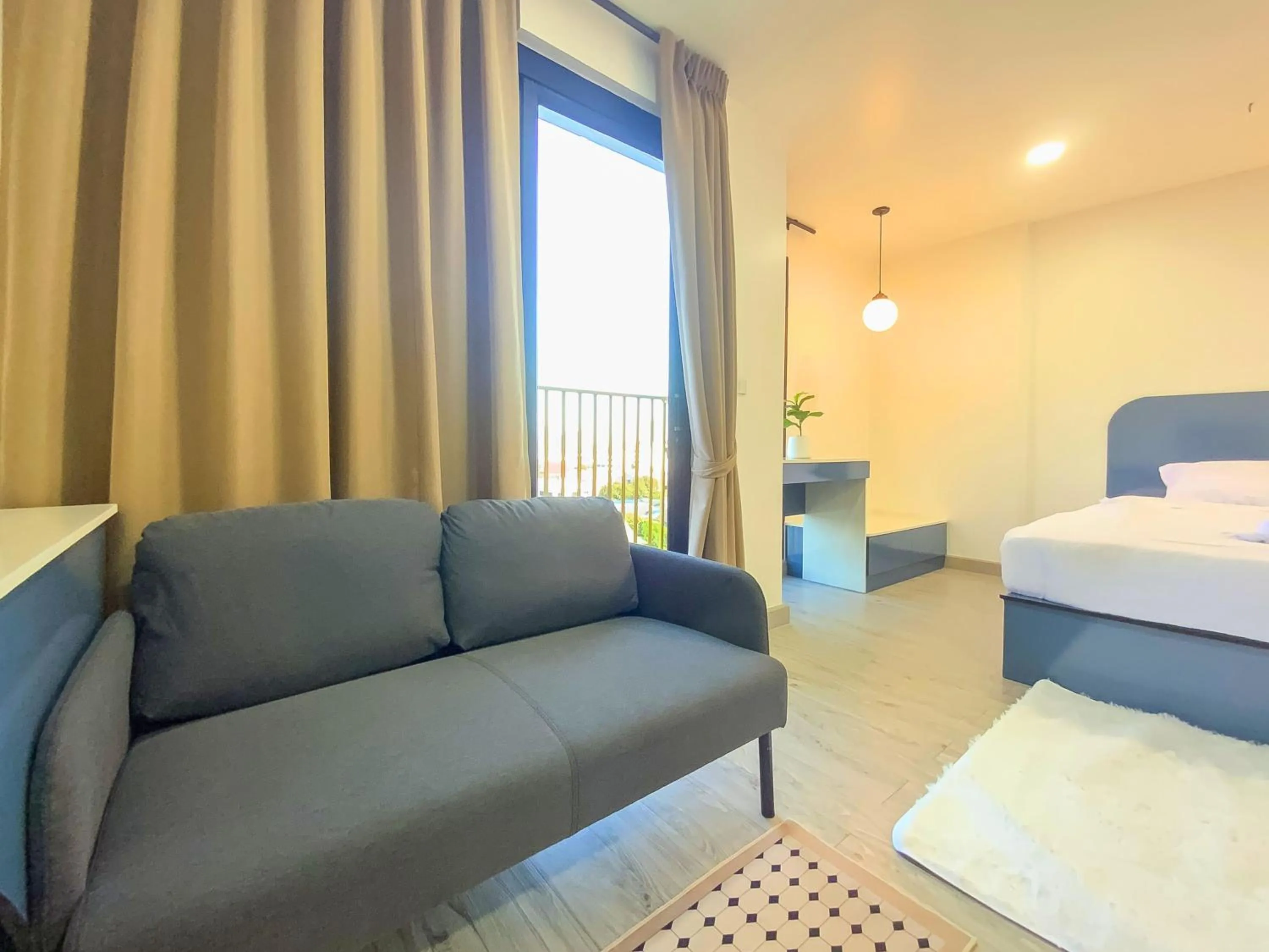 Bed in Goldsmith Bangkok Residence