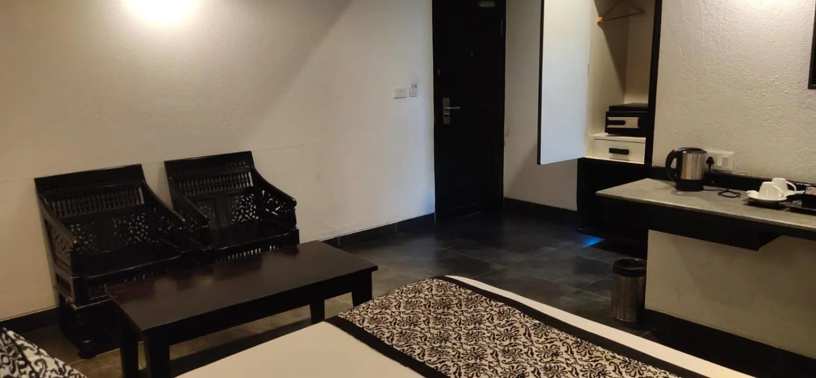 Seating area in Liwa - The Transit Hotel, Bengaluru