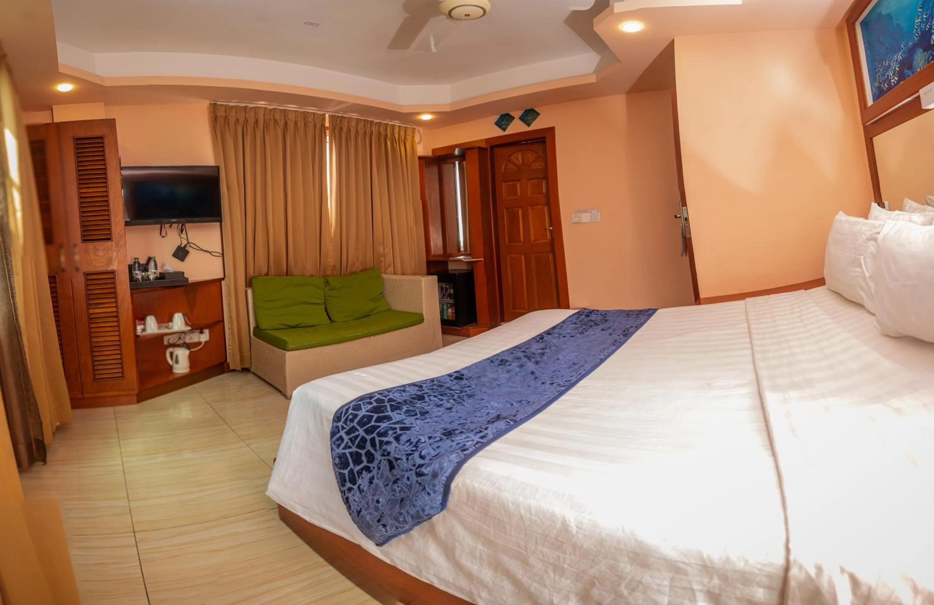 TV and multimedia, Bed in ZAN Lodge